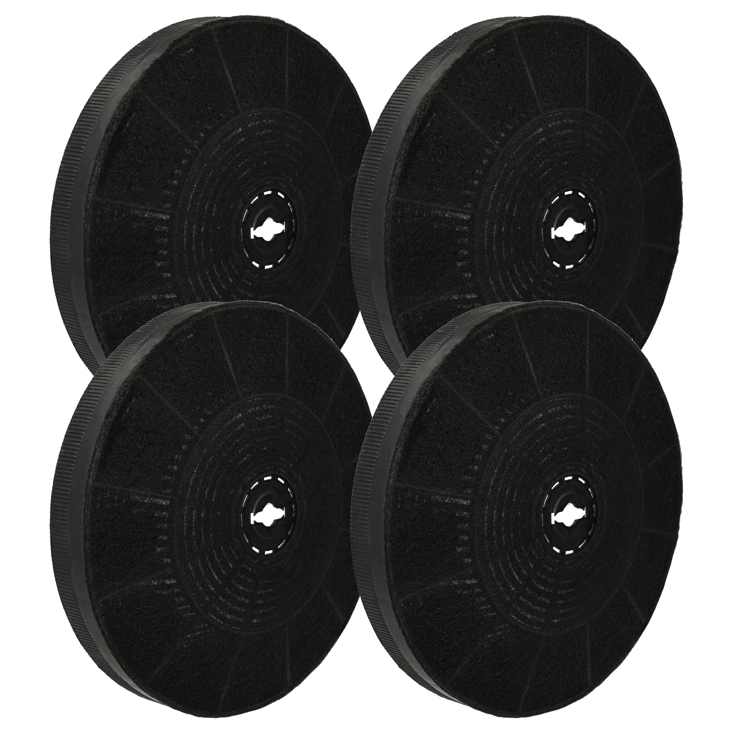 4x Filtres à charbon actif universel remplace Gorenje 185358 pour hotte Gorenje