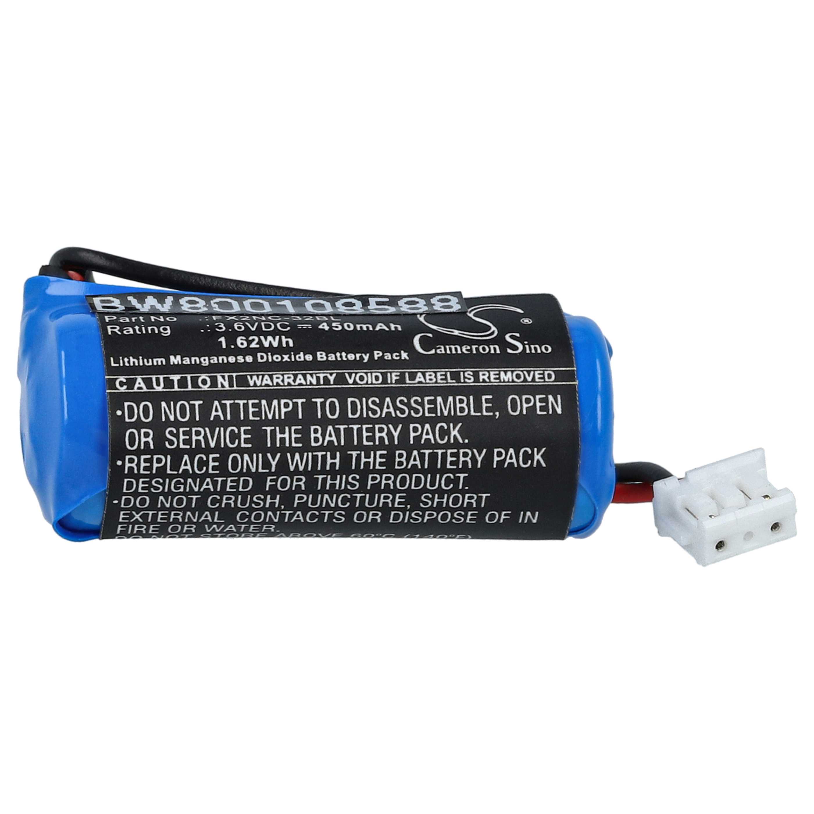 Industrial Controller 5x Battery replaces Mitsubishi FX2NC-32BL - 450mAh 3.6V Li-MnO2