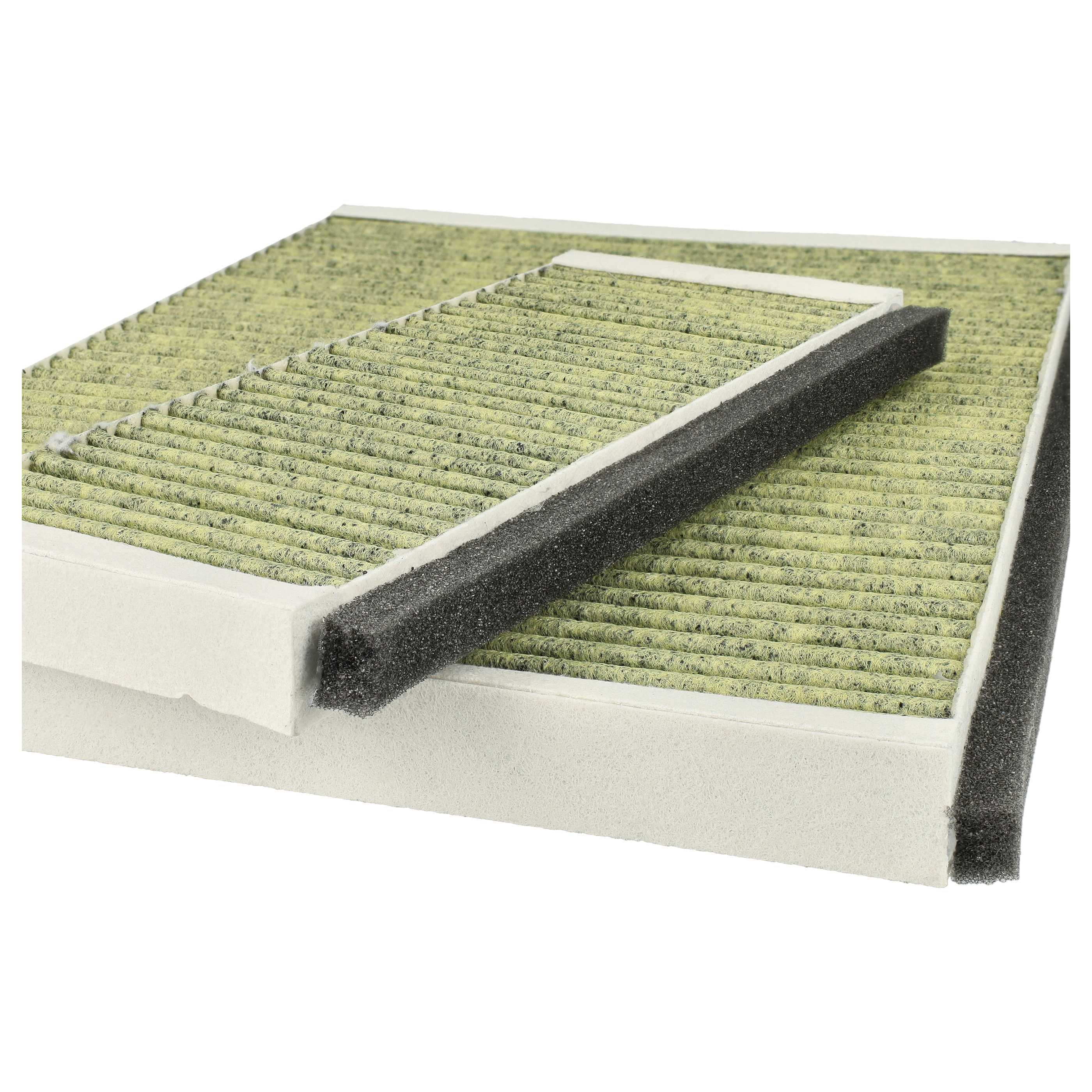 4x filtres pour hotte aspirante remplacement pour Alapure HFK8700 - filtre à charbon actif