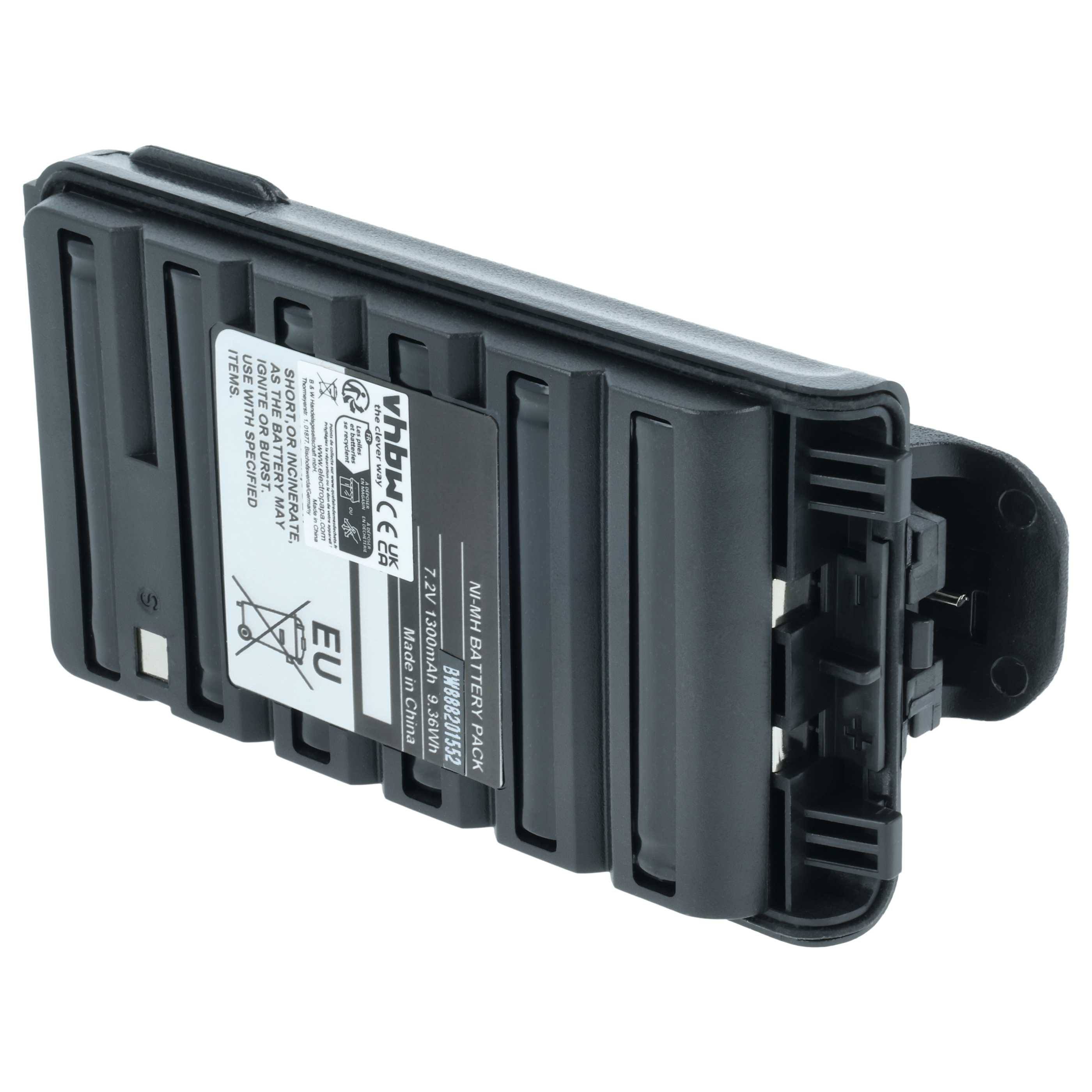 Radio 3x Battery replaces Icom BP264, BP-264 - 1300 mAh 7.2 V NiMH