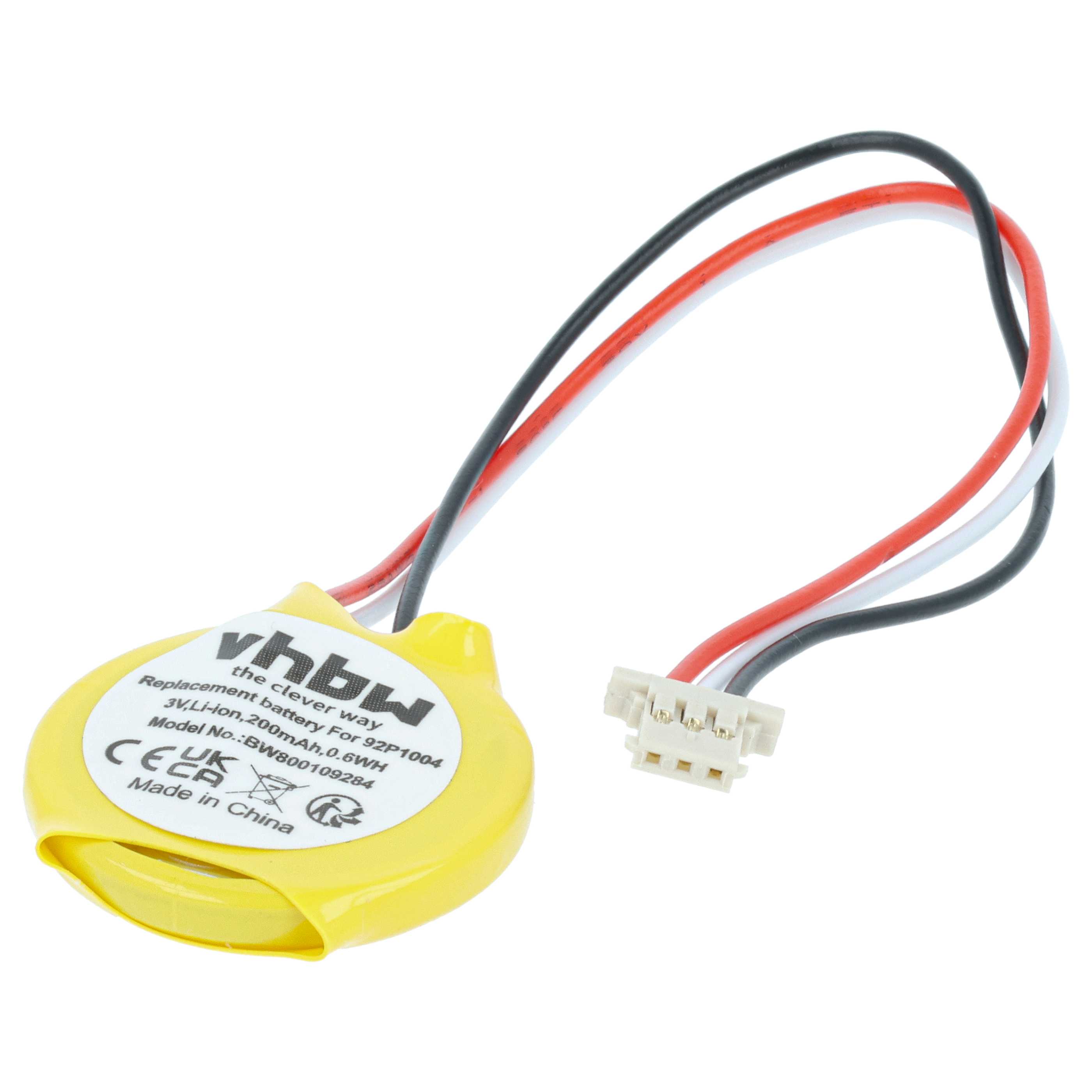 Pile remplace Lenovo 23.2004.181, 92P1004 BIOS - 200mAh 3V Li-ion