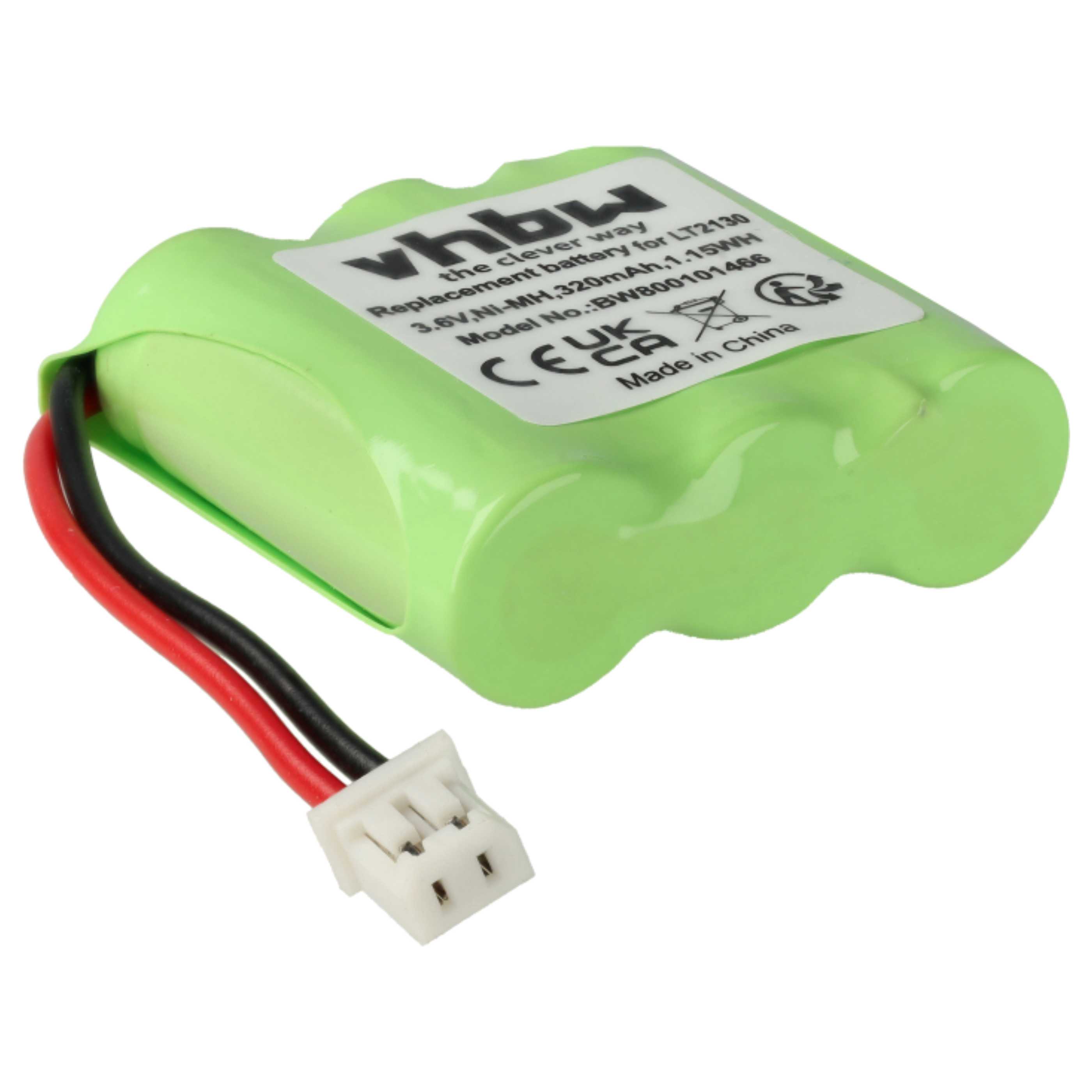 2x Batteries remplace Loewe LT2130 pour téléphone MBO - 320mAh 3,6V NiMH