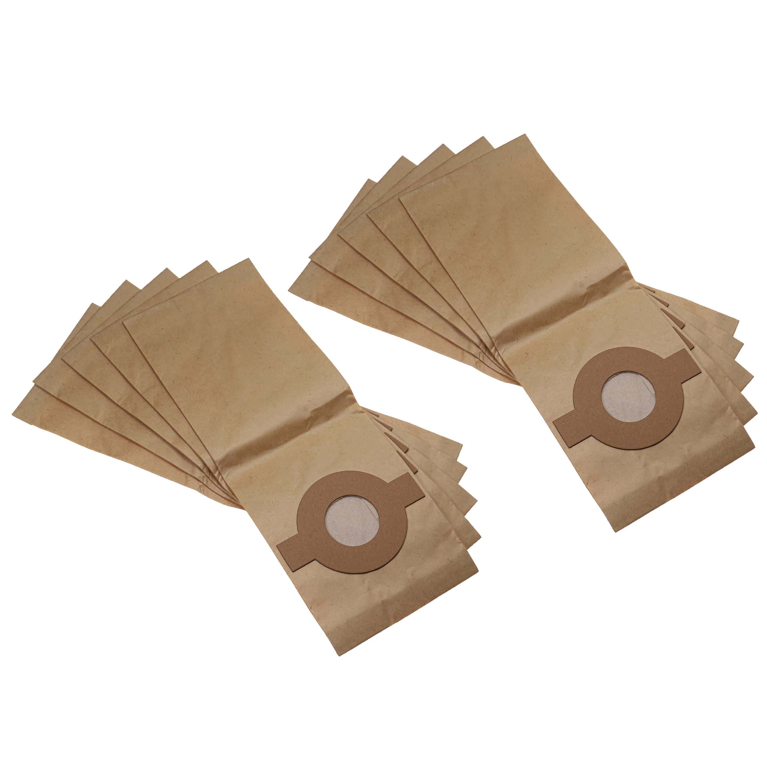 10x Sac remplace Kärcher 6.904-128.1, 6.904-128.0, 4002667013399 pour aspirateur Mio Star - papier
