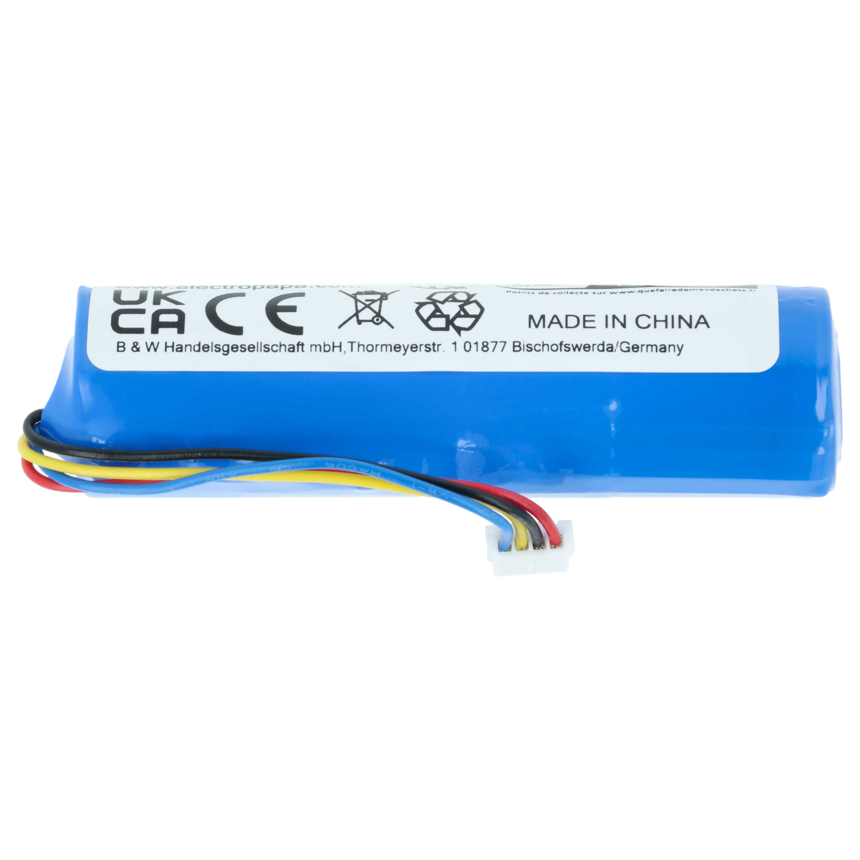 Batteria collare per collare per cani sostituisce Garmin 010-11828-03, 010-10806-30 - 3400mAh 3,7V Li-Ion