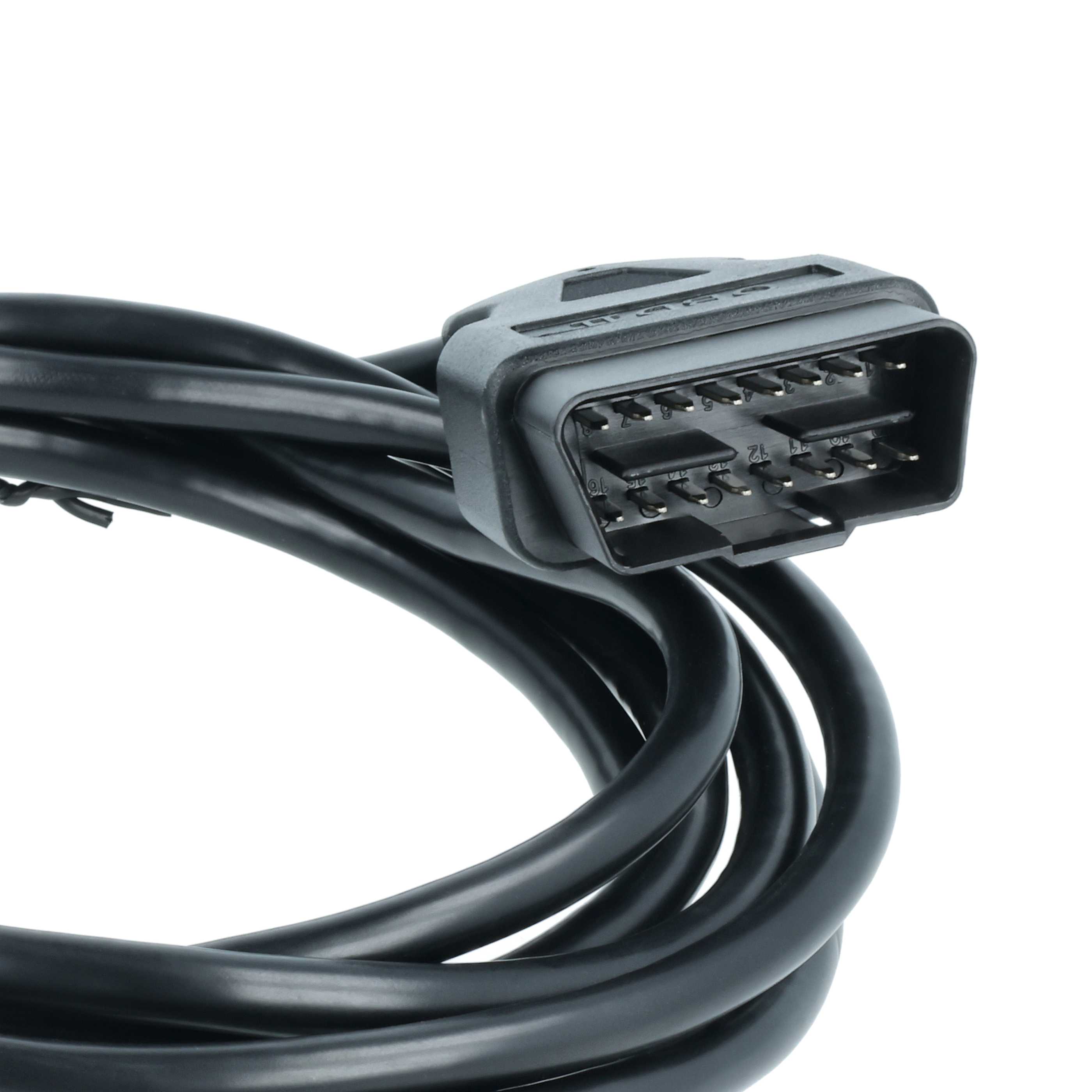 vhbw OBD2 Verlängerungskabel 3m 16Pin (w) auf 16Pin (m)