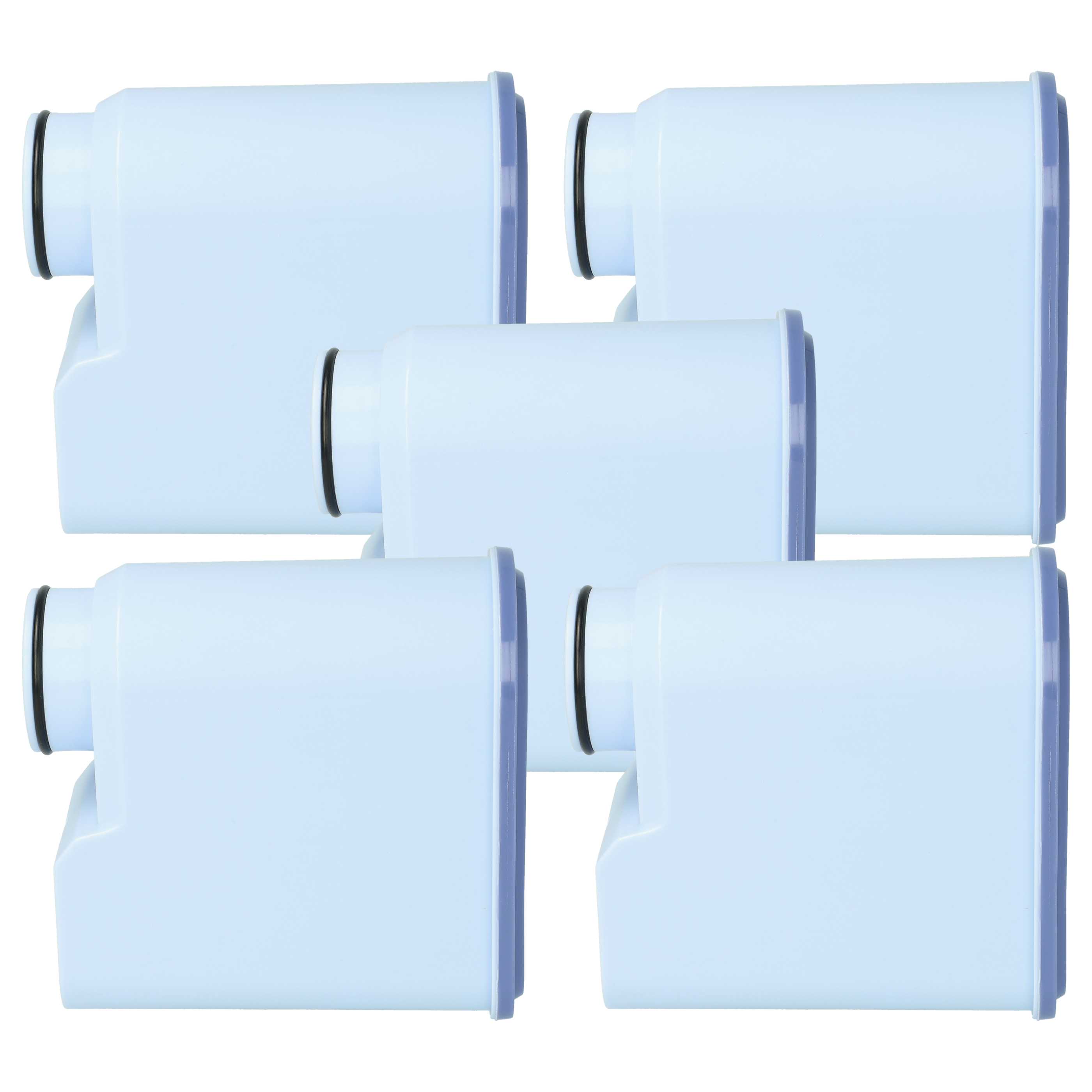 5x filtro agua reemplaza Philips AquaClean CA6903/10, CA6903/00, CA6903/22 para cafeteras Philips - azul claro