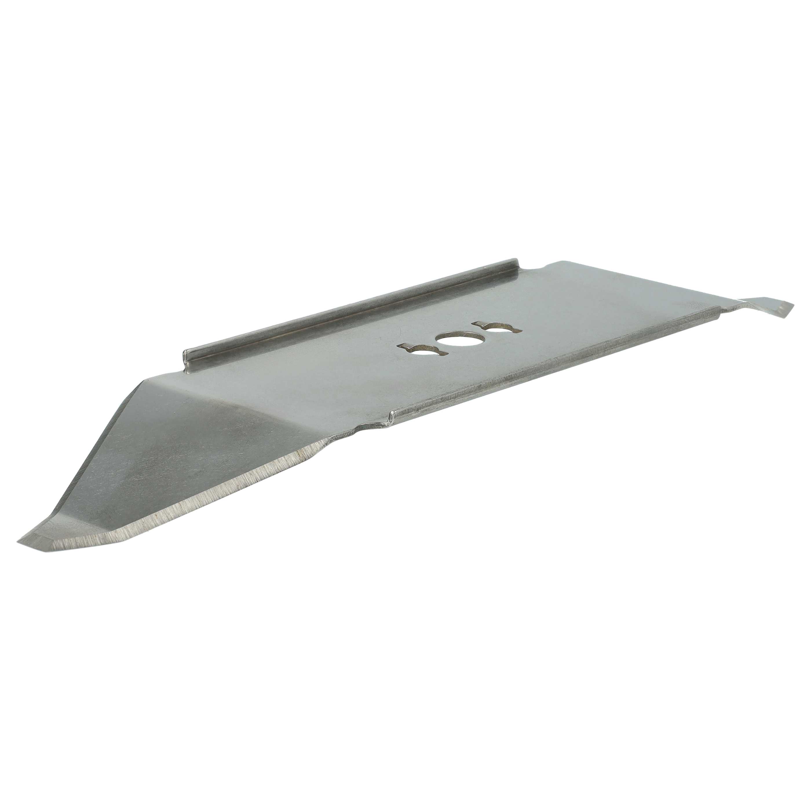 2x Exchange Blade replaces MTD 122-102-619 Cordless Lawnmower etc.stainless steel, Silver