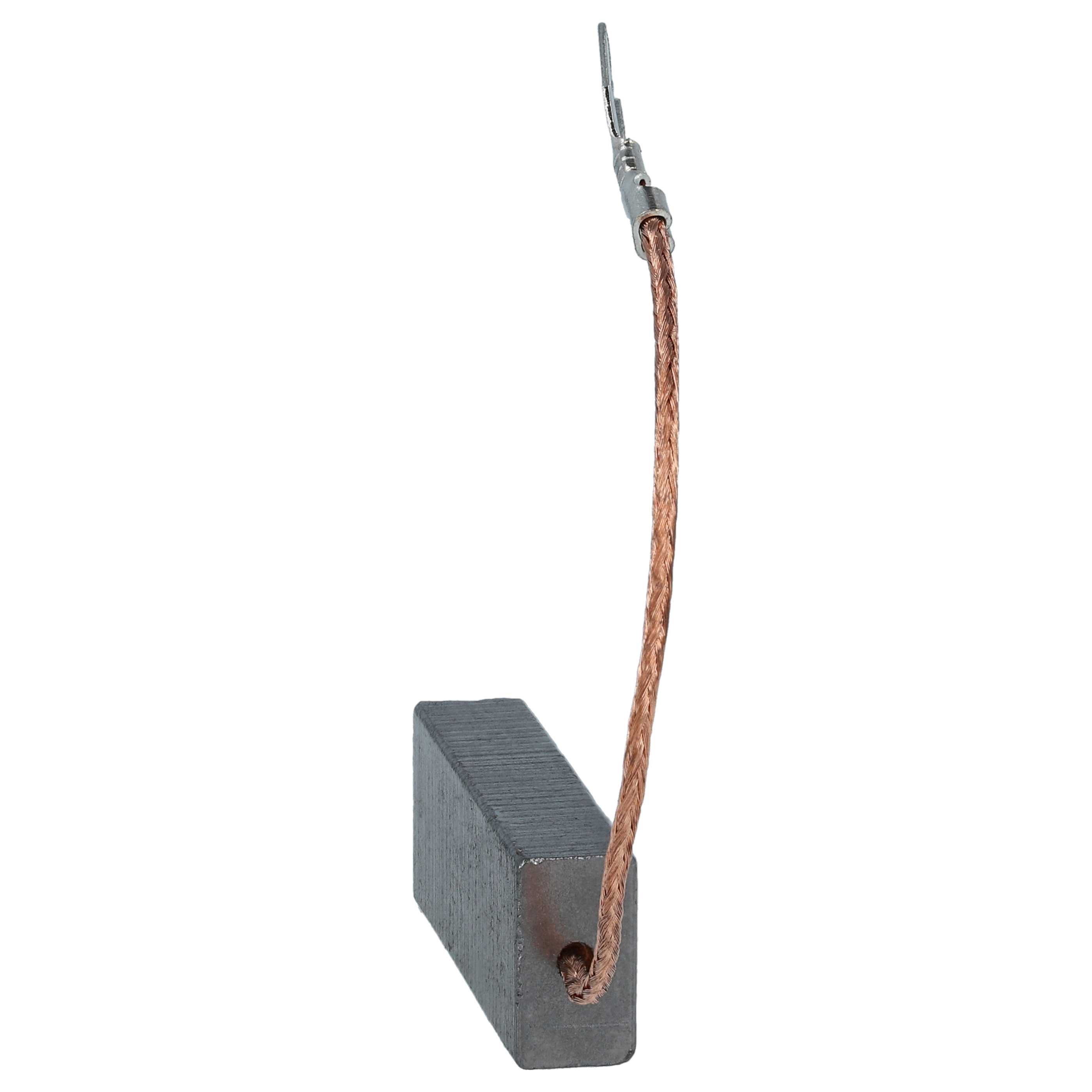 Kohlebürste als Ersatz für Kärcher 66102470, 6.610-247.0, 4002667772890 für Elektrowerkzeug - 6,3 x 11 x 30mm