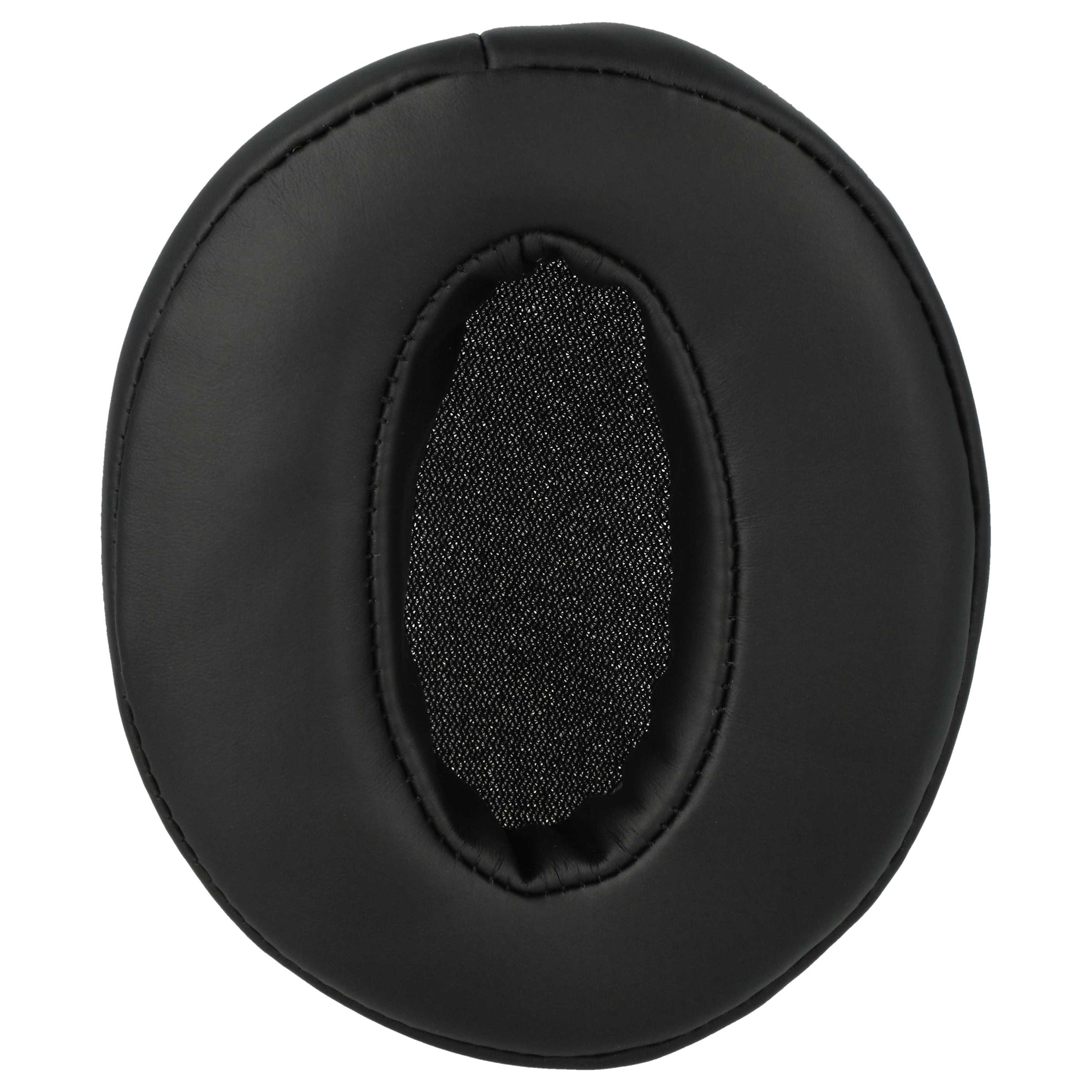 2x Ear Pads suitable for Sennheiser HD 350BT Headphones etc. - foam / synthetic leather, 30 mm thick