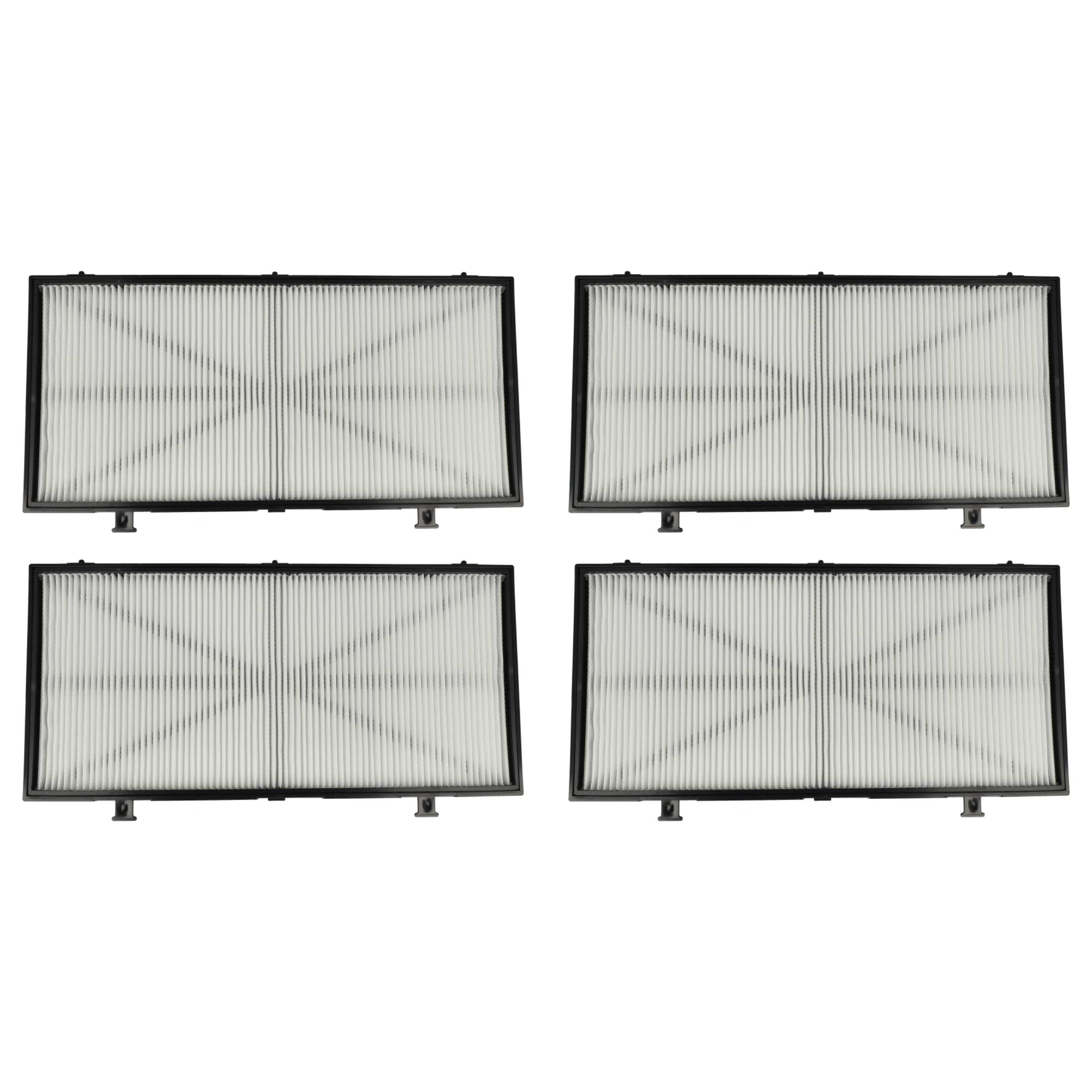 4x filtro reemplaza Dolphin 9991408-ASSY para aspirador piscina Dolphin - Filtro fino 27,7 x 13,3 x 1,3 cm