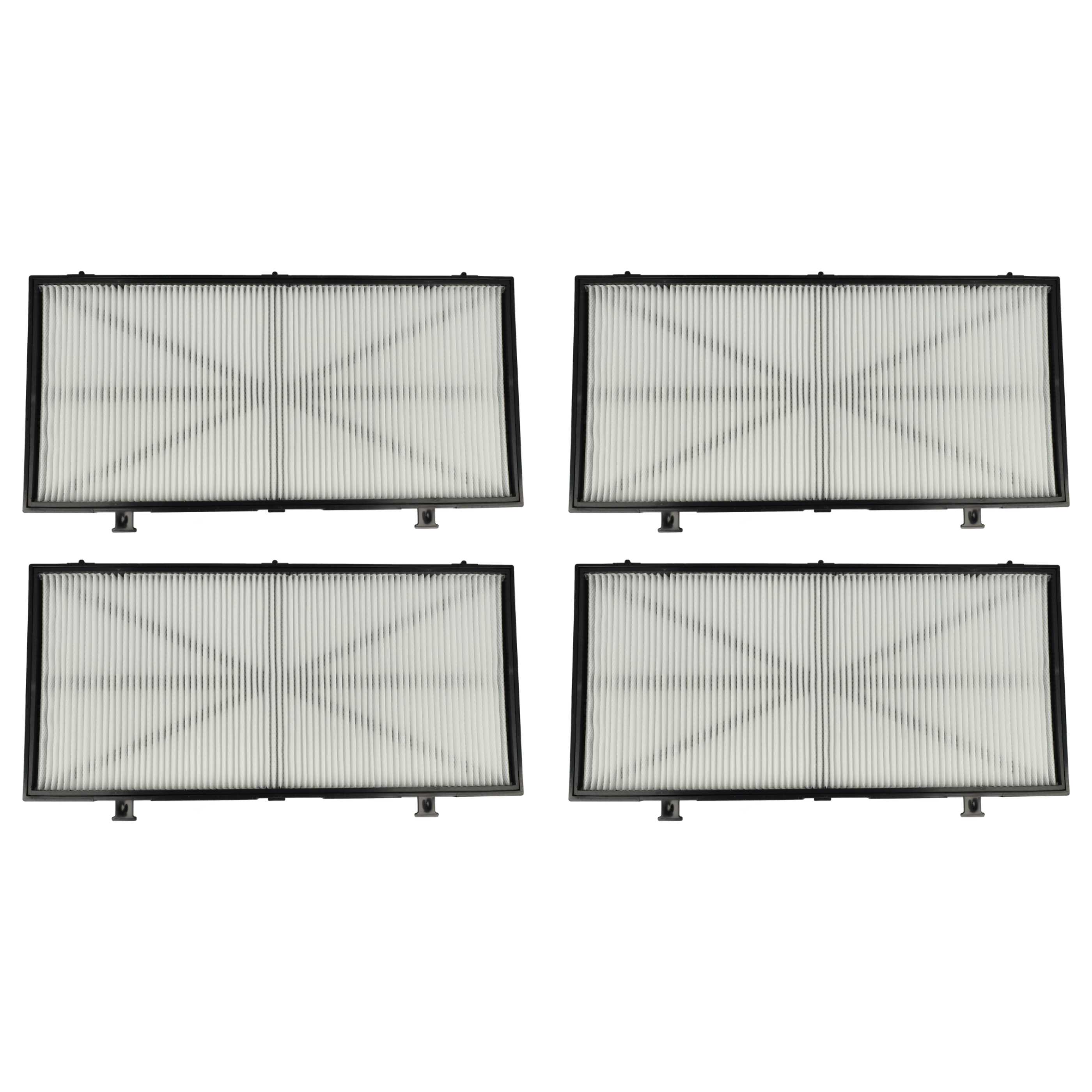 4x Filtre remplace Dolphin 9991425-R4 pour aspirateur de piscine -Microfiltre 27,7 x 14,8 x 5,6 cm