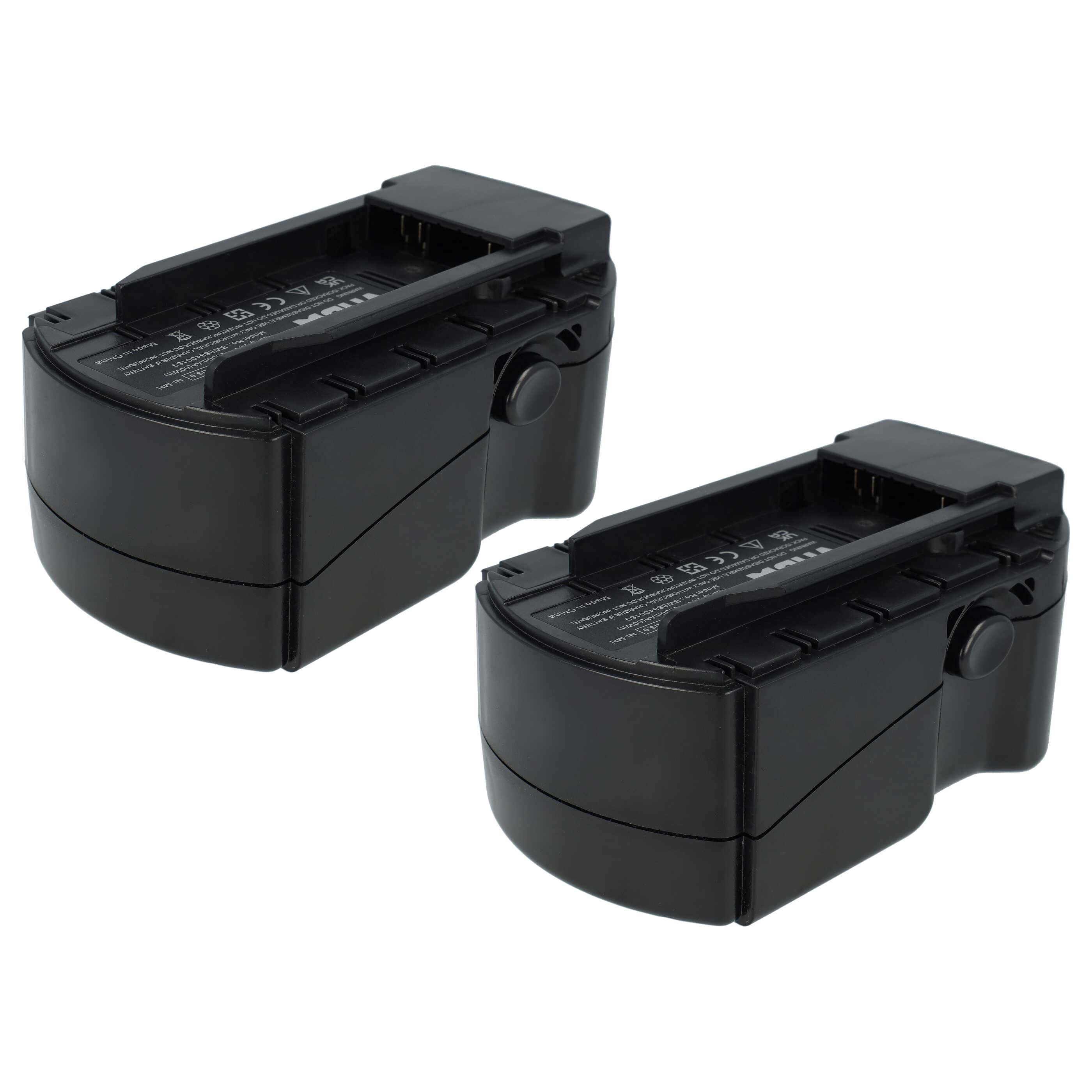 2x Battery replaces Hilti B24/3.0, B24/2.0, B24 Electric Power Tool - 2500 mAh, 24 V, NiMH
