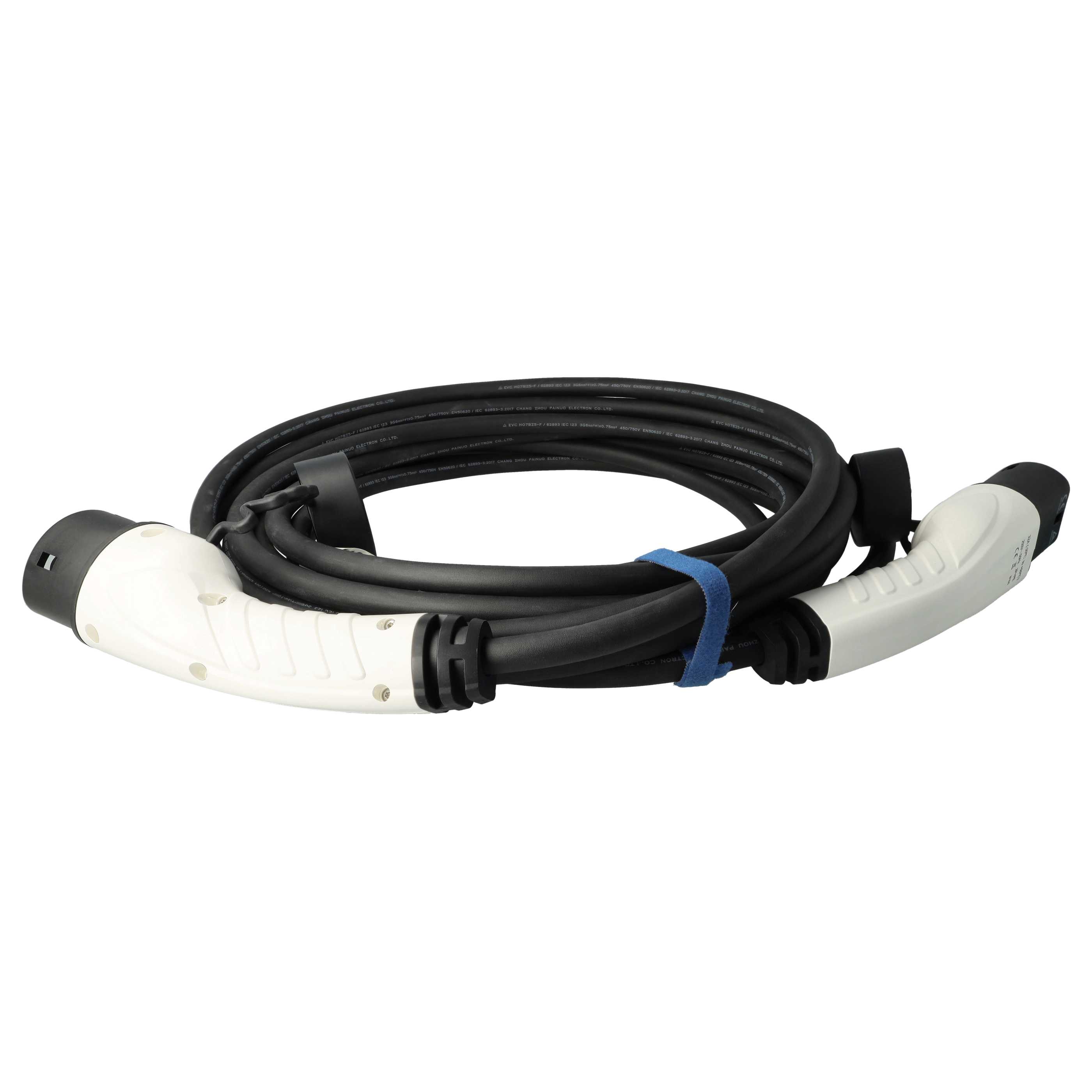 Charging Cable - Type 2 to Type 2 Cable, Single-Phase, 32 A, 7 kW, 10 m