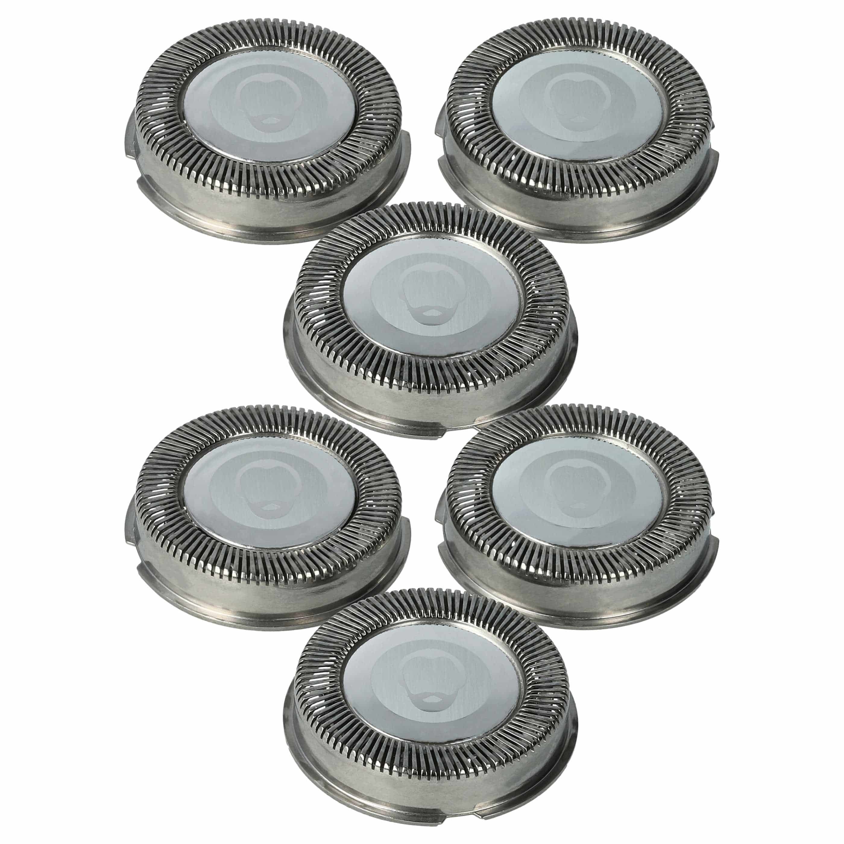 6x cabezales reemplaza Philips HQ4 para afeitadoras Philips - plata