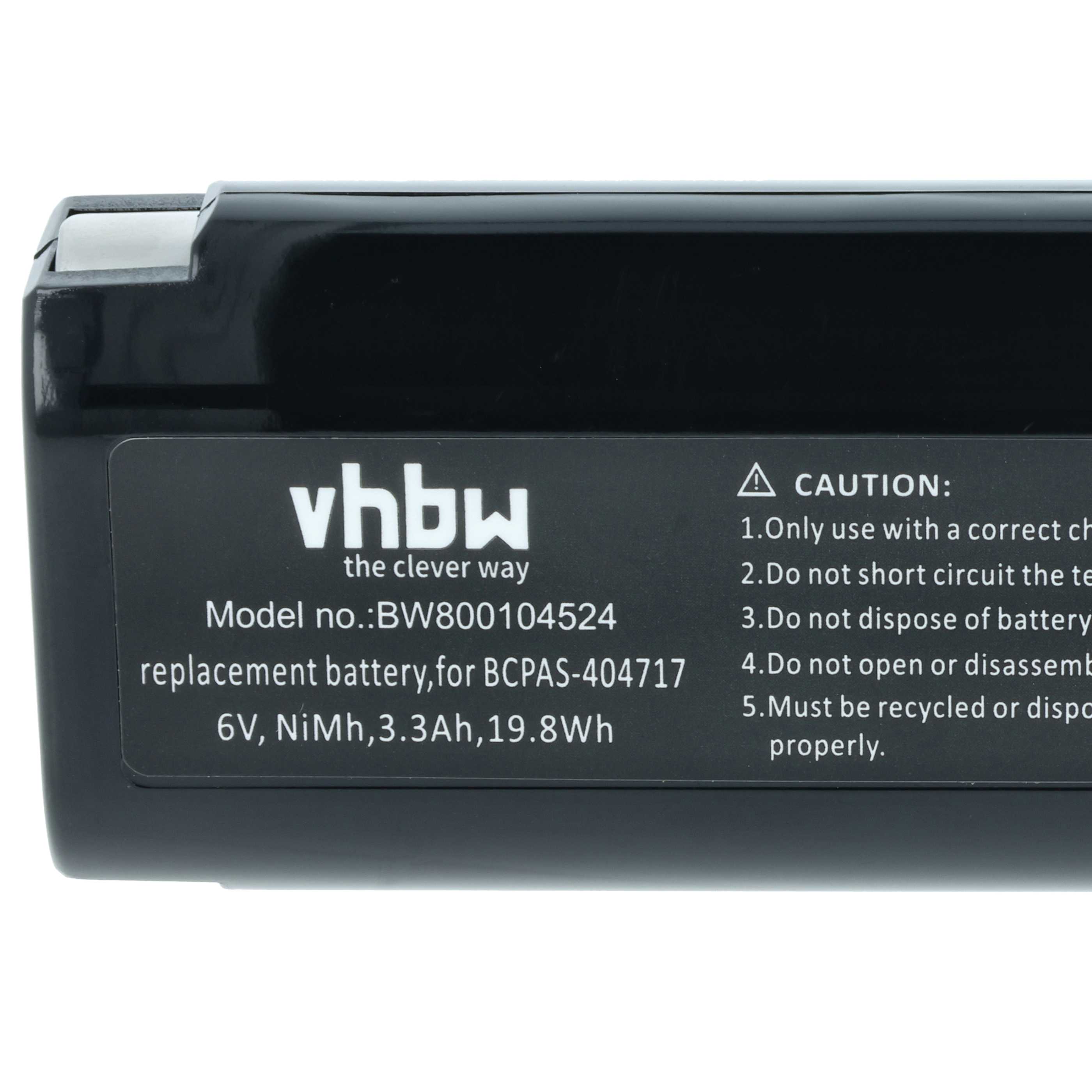 Battery replaces Paslode 900421, 900400, 900420, 404400, 404717 Electric Power Tool - 3300 mAh, 6 V, NiMH