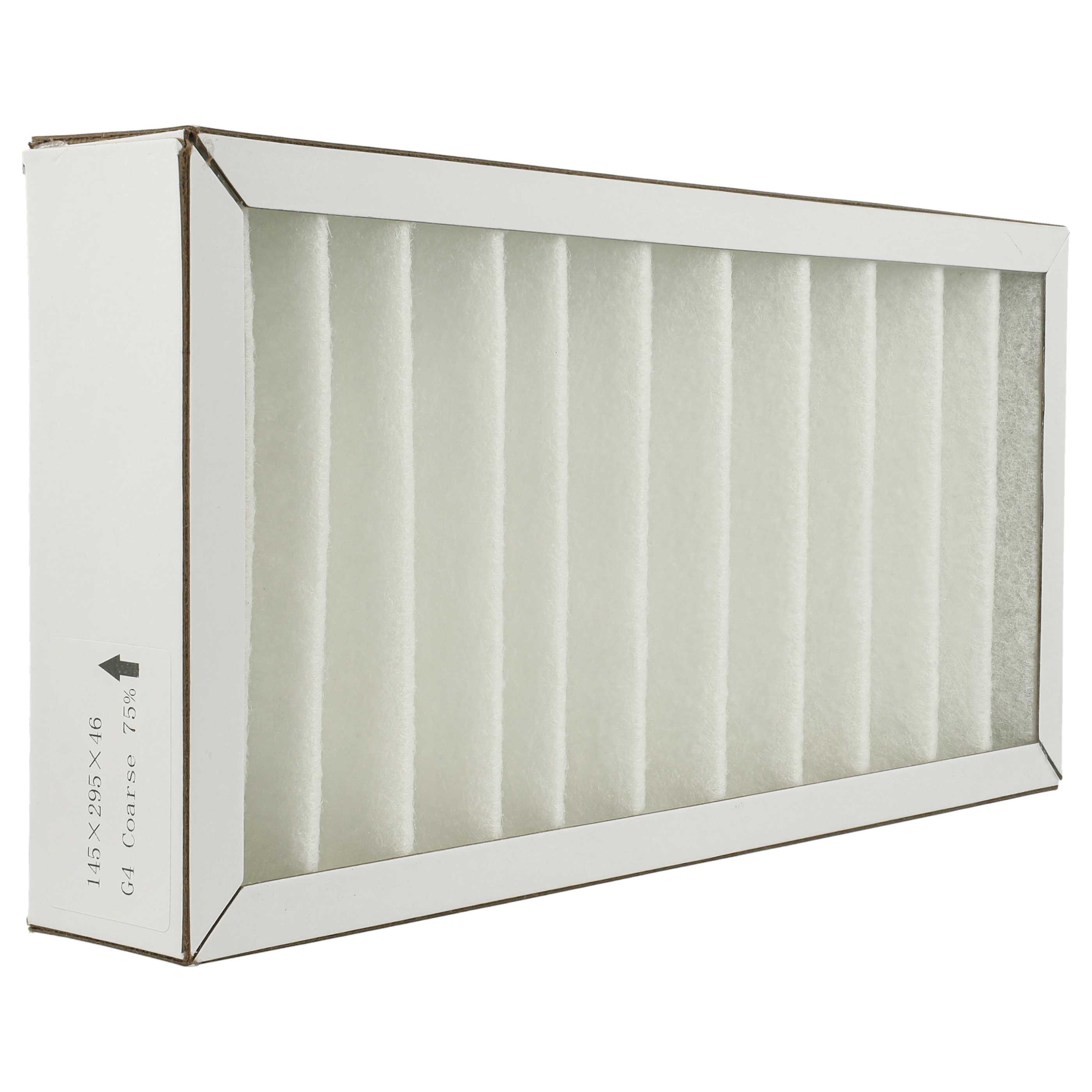 2x Filtro dell'aria sostituisce Pluggit ARFG4F7-150 per ventilatore - classe del filtro: G4, bianco