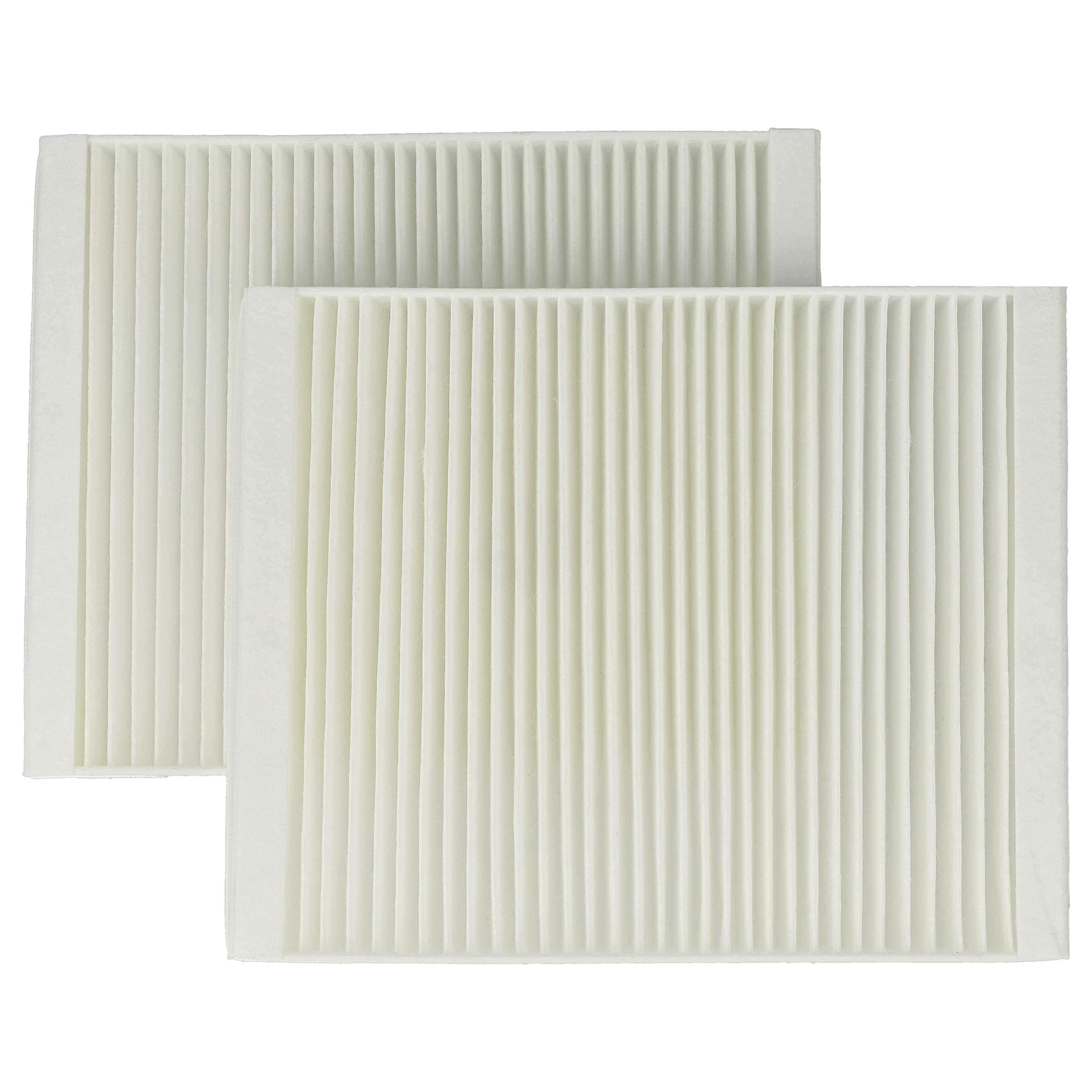 2x Filter als Ersatz für Lunos 040109, 040 109 für Lunos Lüfter - Filterklasse M5, weiß