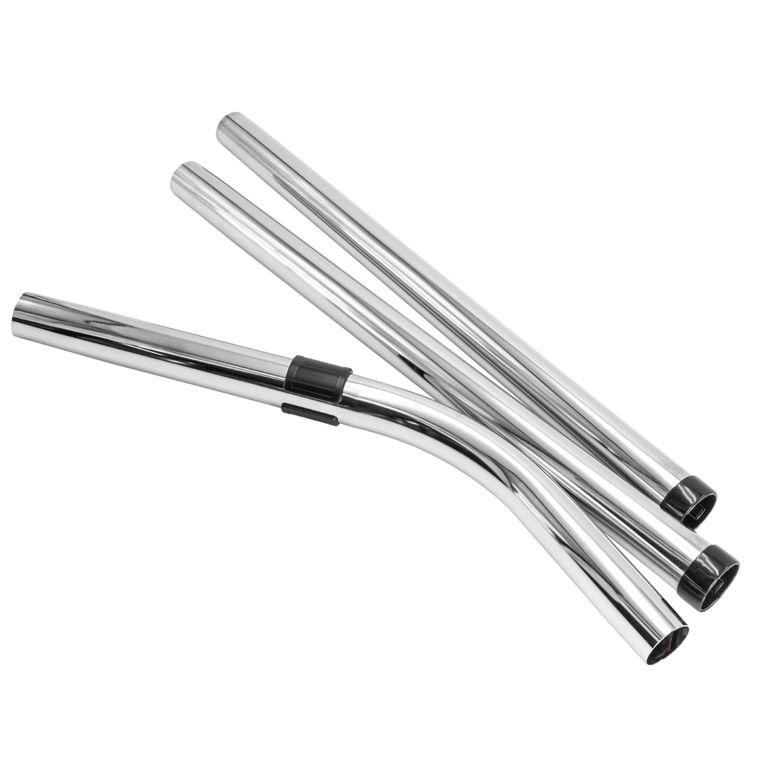 3x Tube as Replacement for Numatic 69-NM-250, 601053V for Numatic Vacuum Cleaner - Length: 50 - 150 cm, silver