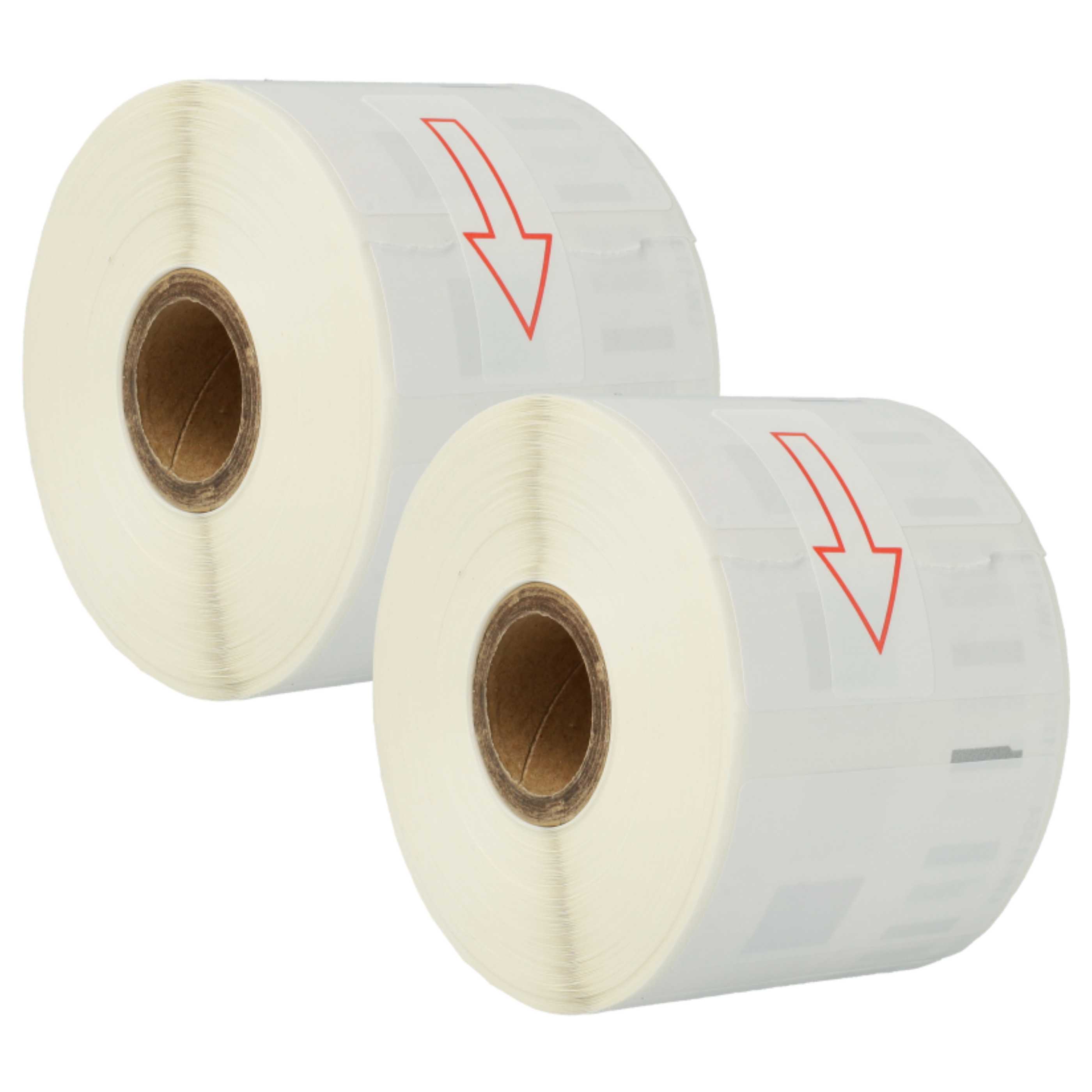 2x Label Roll replaces Dymo 11354 Labeller - 57 mm x 32 mm