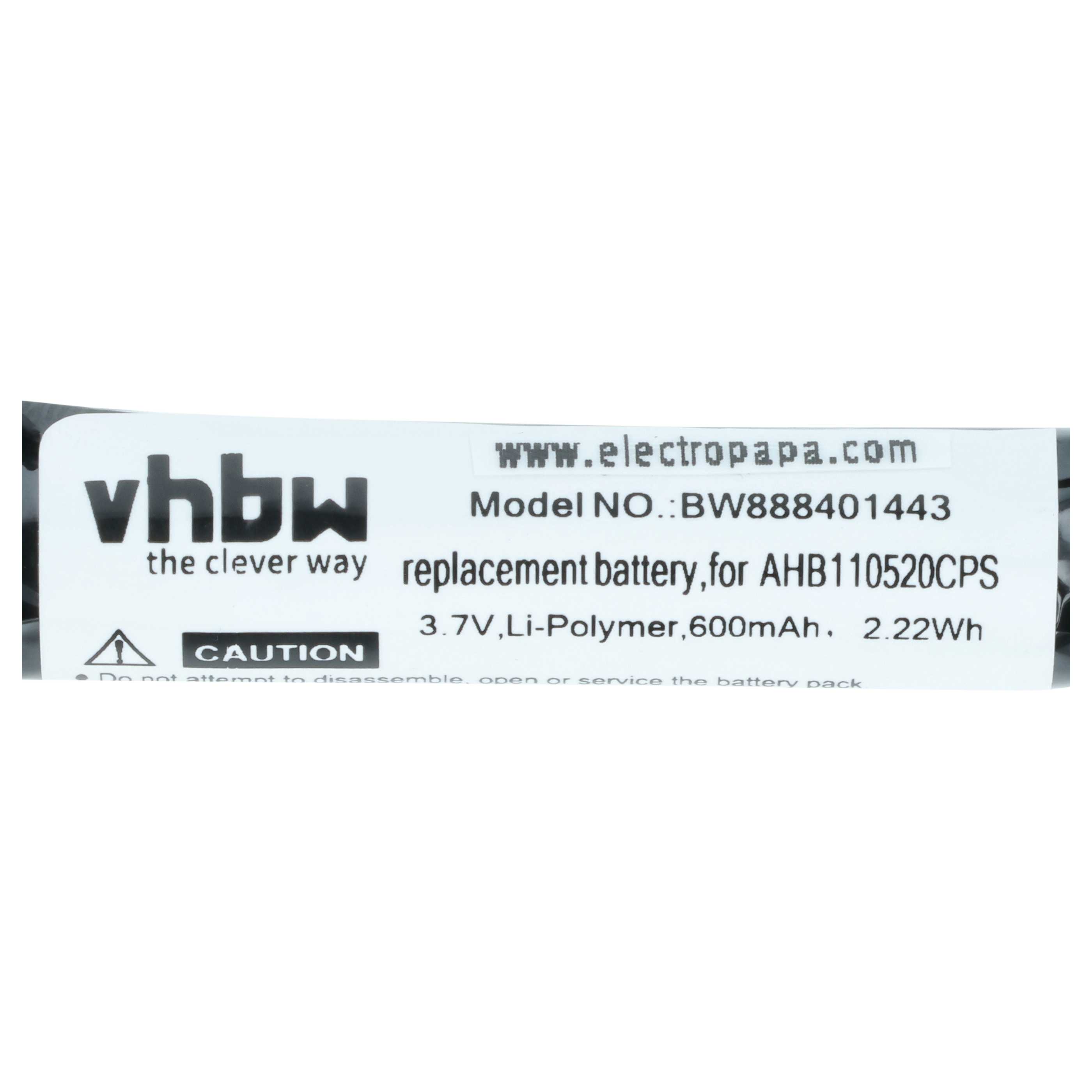 Akumulator do słuchawek bezprzewodowych zamiennik Bose AHB110520CPS - 400 mAh 3,7 V LiPo