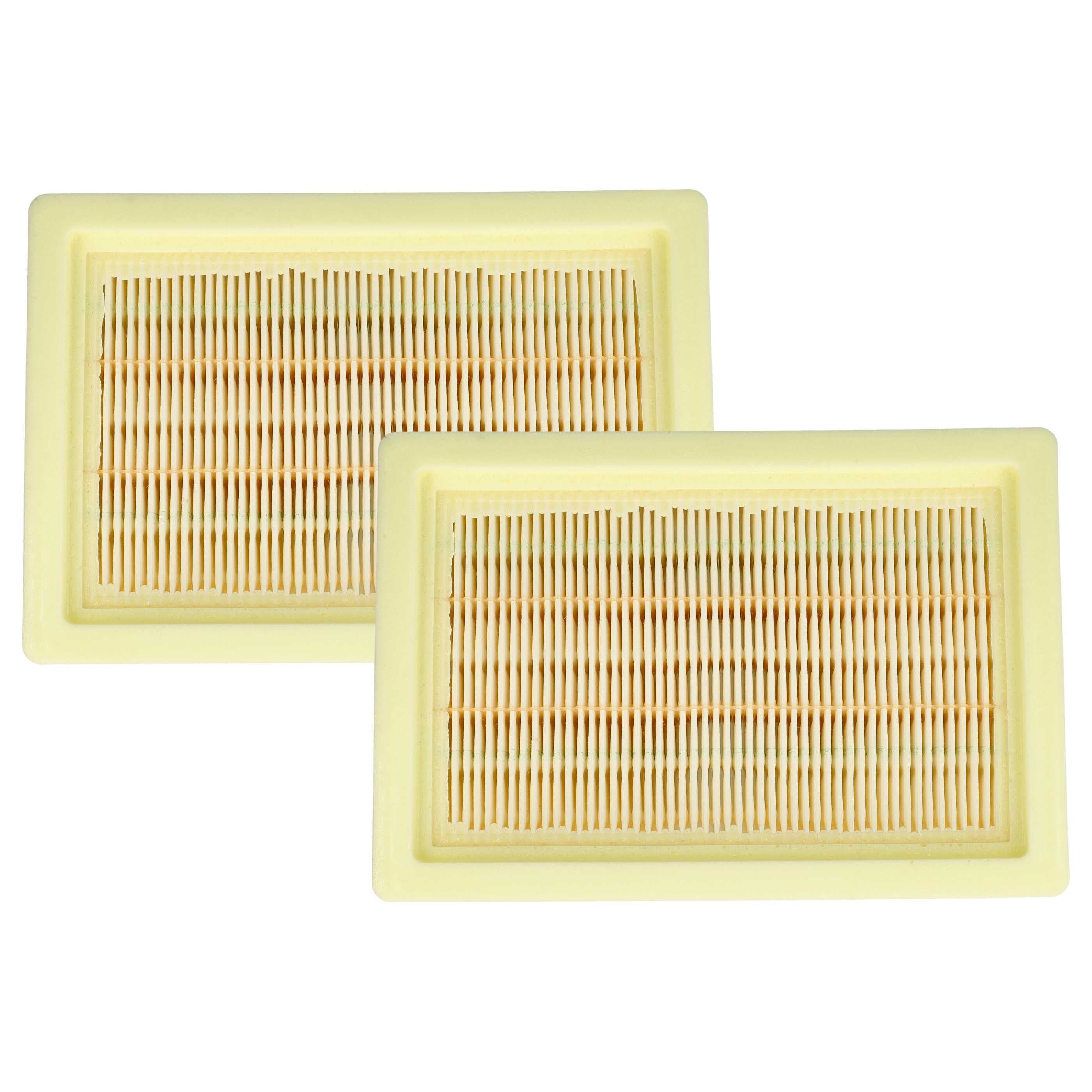 2x Filter replaces Metabo 630175000 for Metabo Vacuum Cleaner, filter class HEPA 13