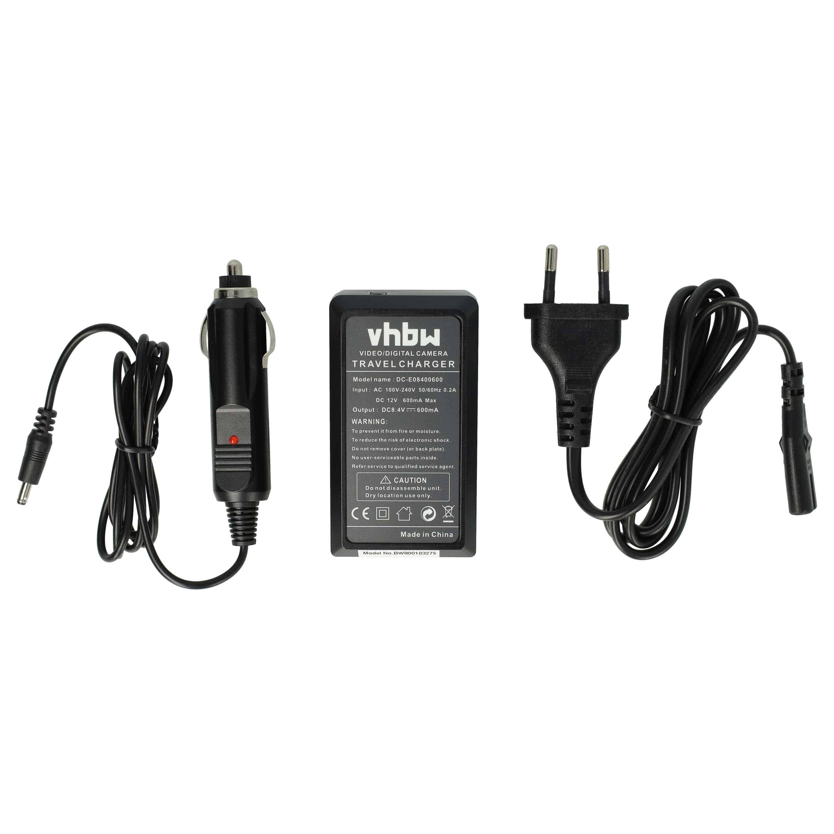 Battery Charger suitable for X-E1 Camera etc. - 0.6 A, 8.4 V