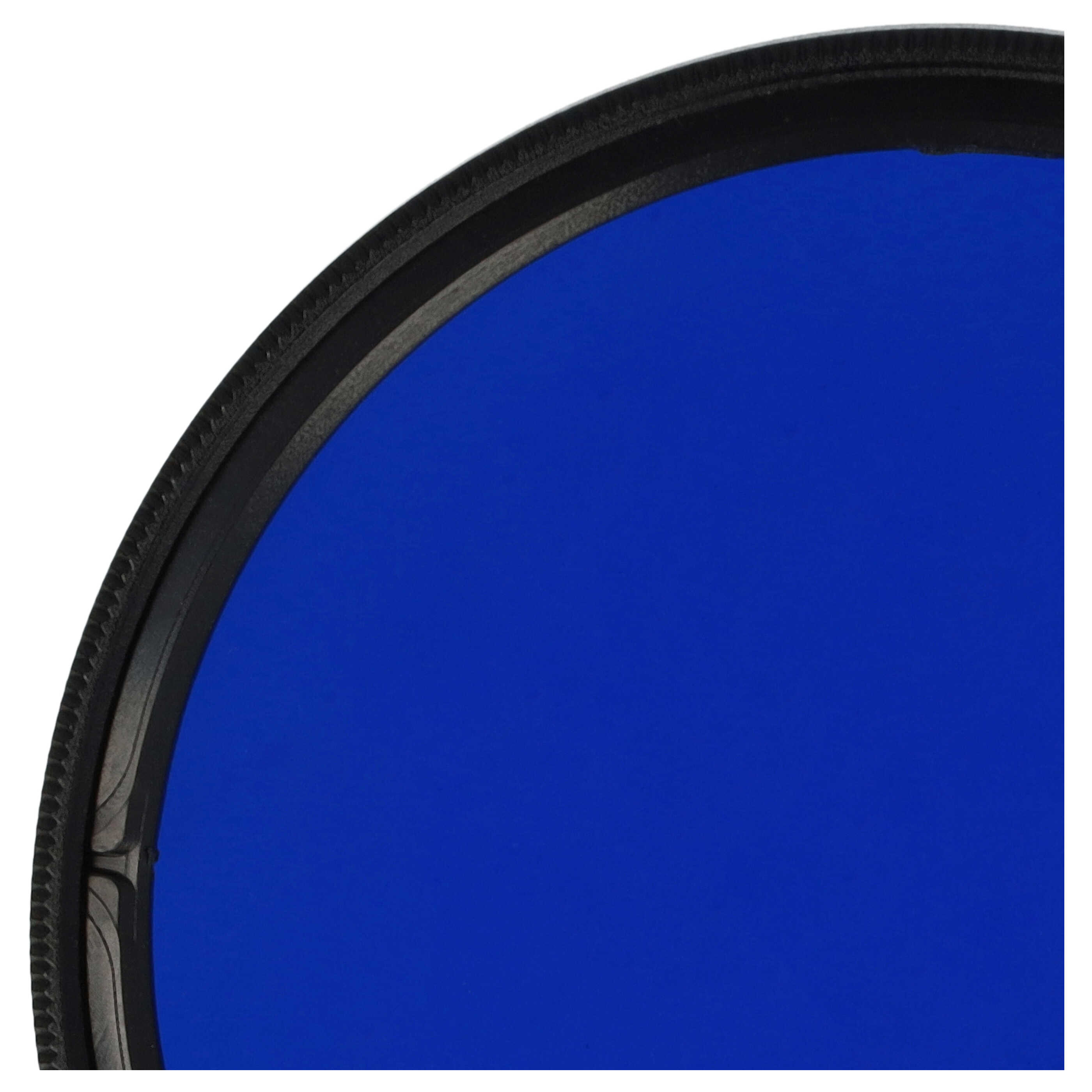 Filtr fotograficzny na obiektywy z gwintem 58 mm - filtr niebieski