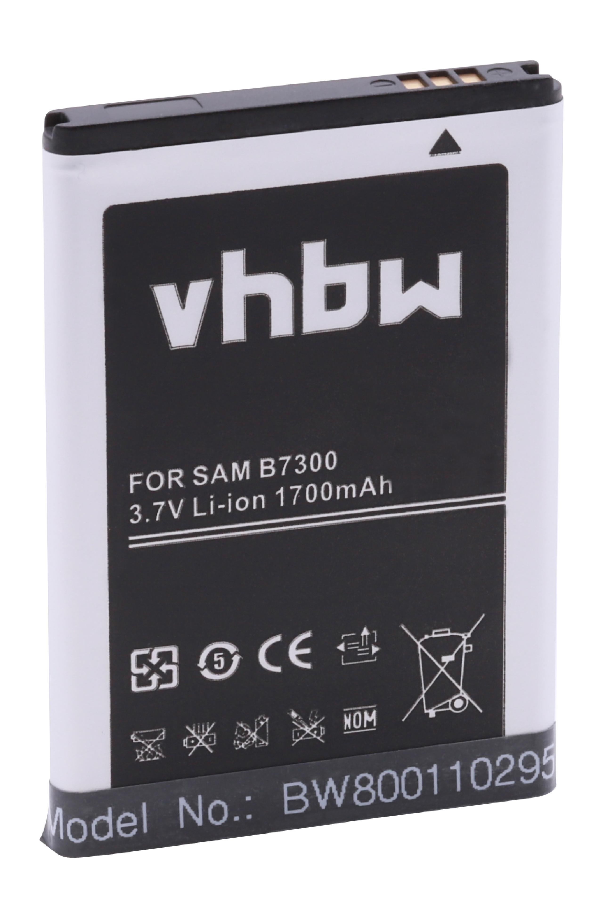 Batteria sostituisce Samsung EB504465LA, EB504465IZBSTD, CPLD-69 per cellulare Vodafone - 1700mAh 3,7V Li-Ion