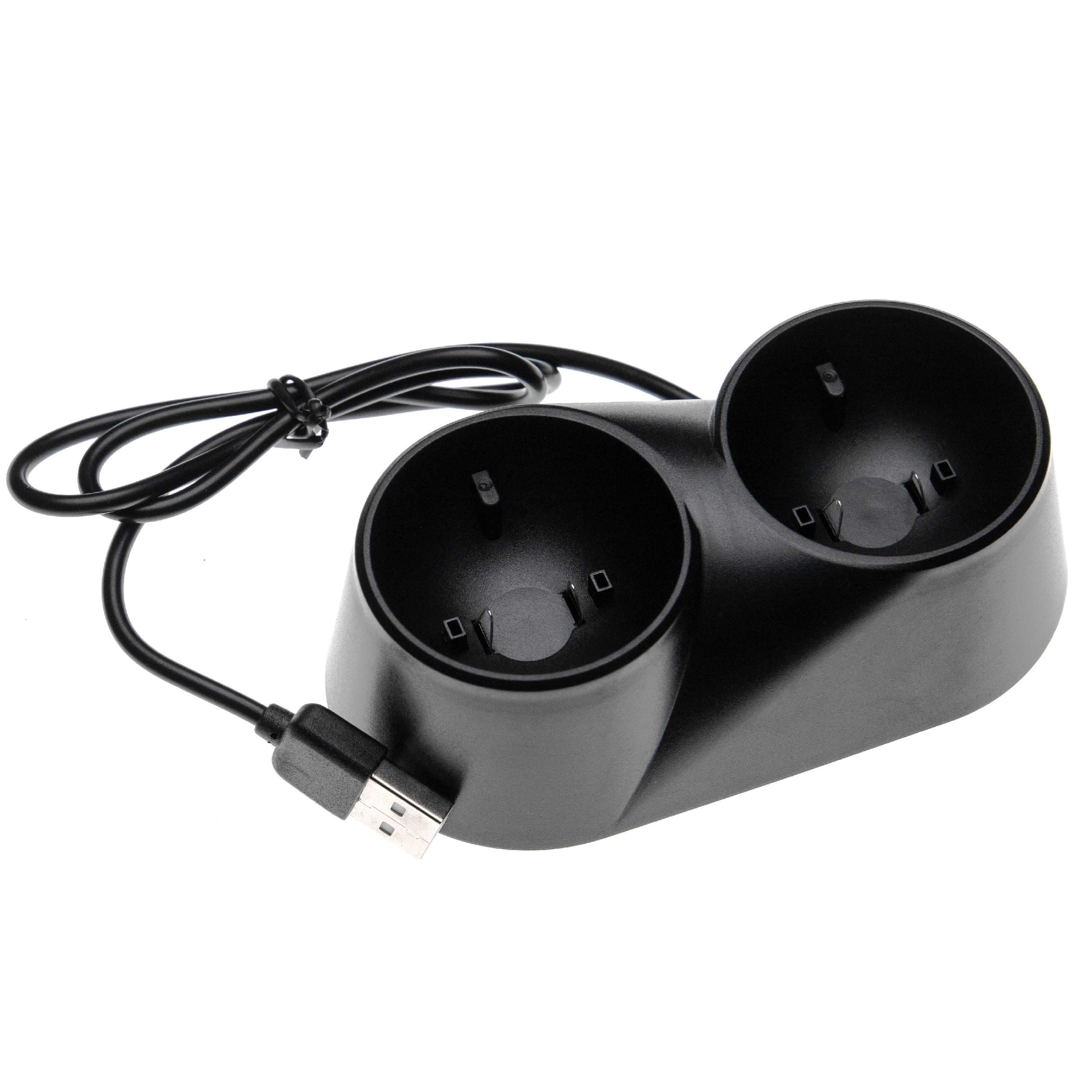 Station de charge double pour manette Sony PlayStation 4 VR Move Motion Controller - socle + câble
