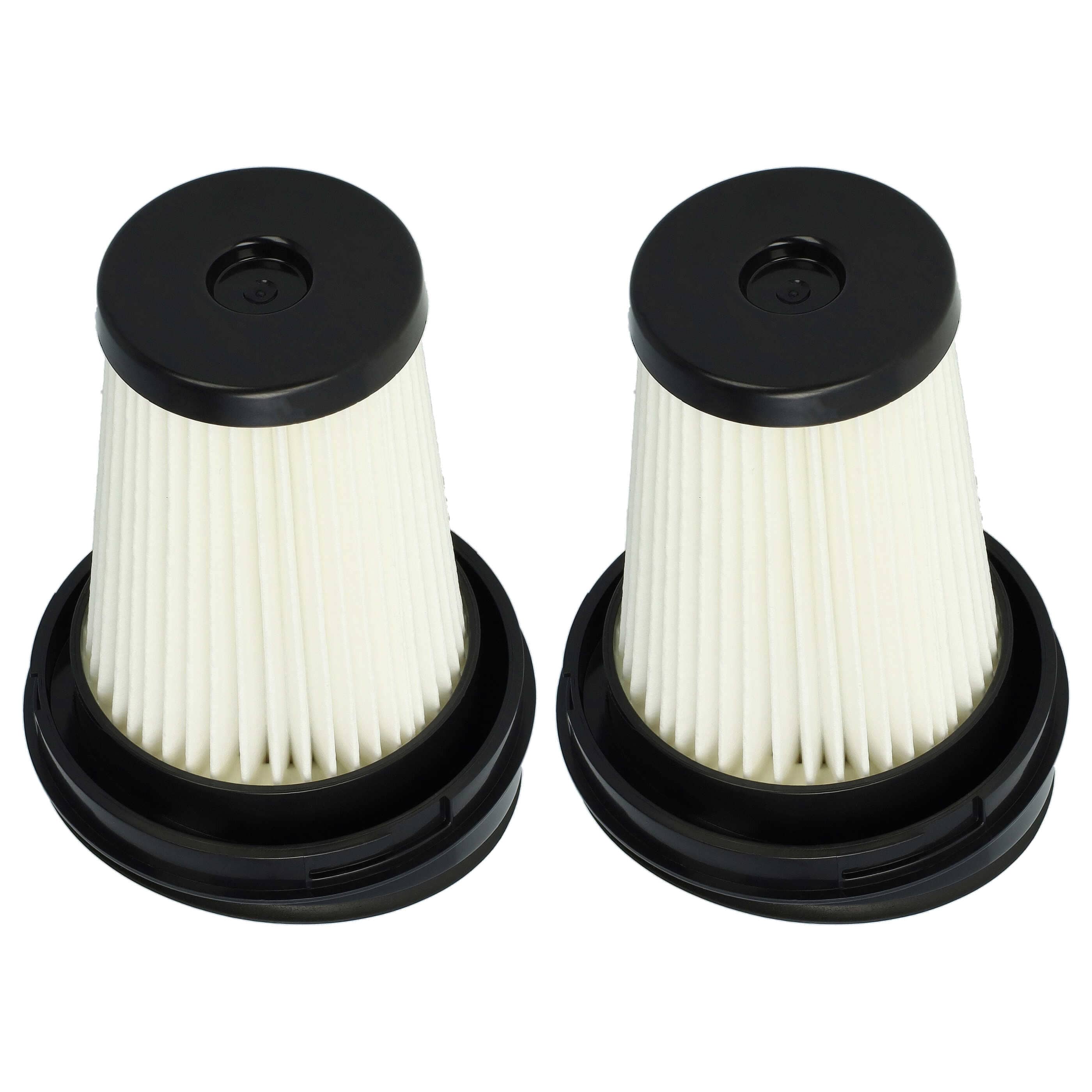 2x flat pleated filter replaces Grundig 9178008590 for Grundig Vacuum Cleaner