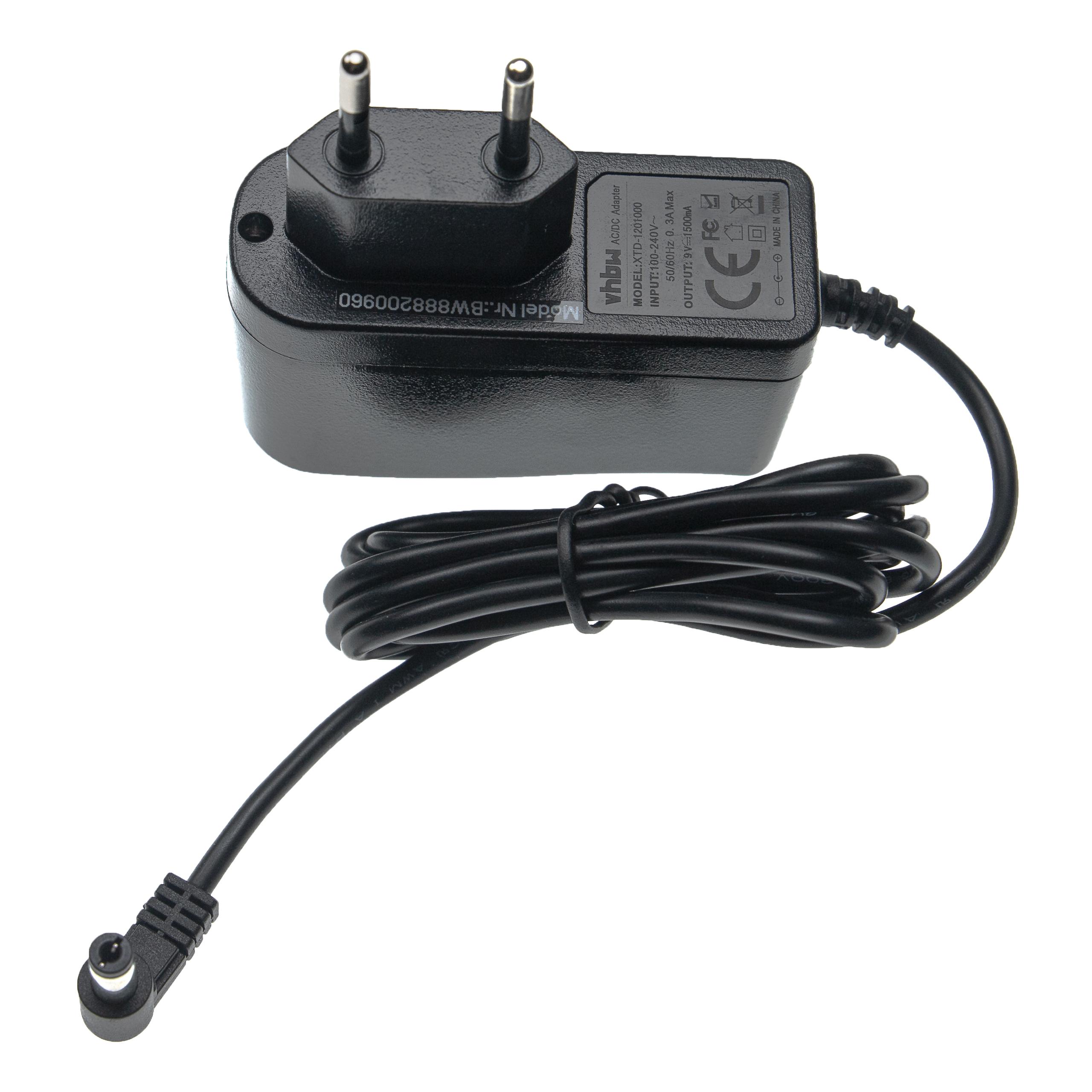 Mains Power Adapter suitable for tonies, Arduino Audio Box etc., 150 cm, 9 V, 1.5 A
