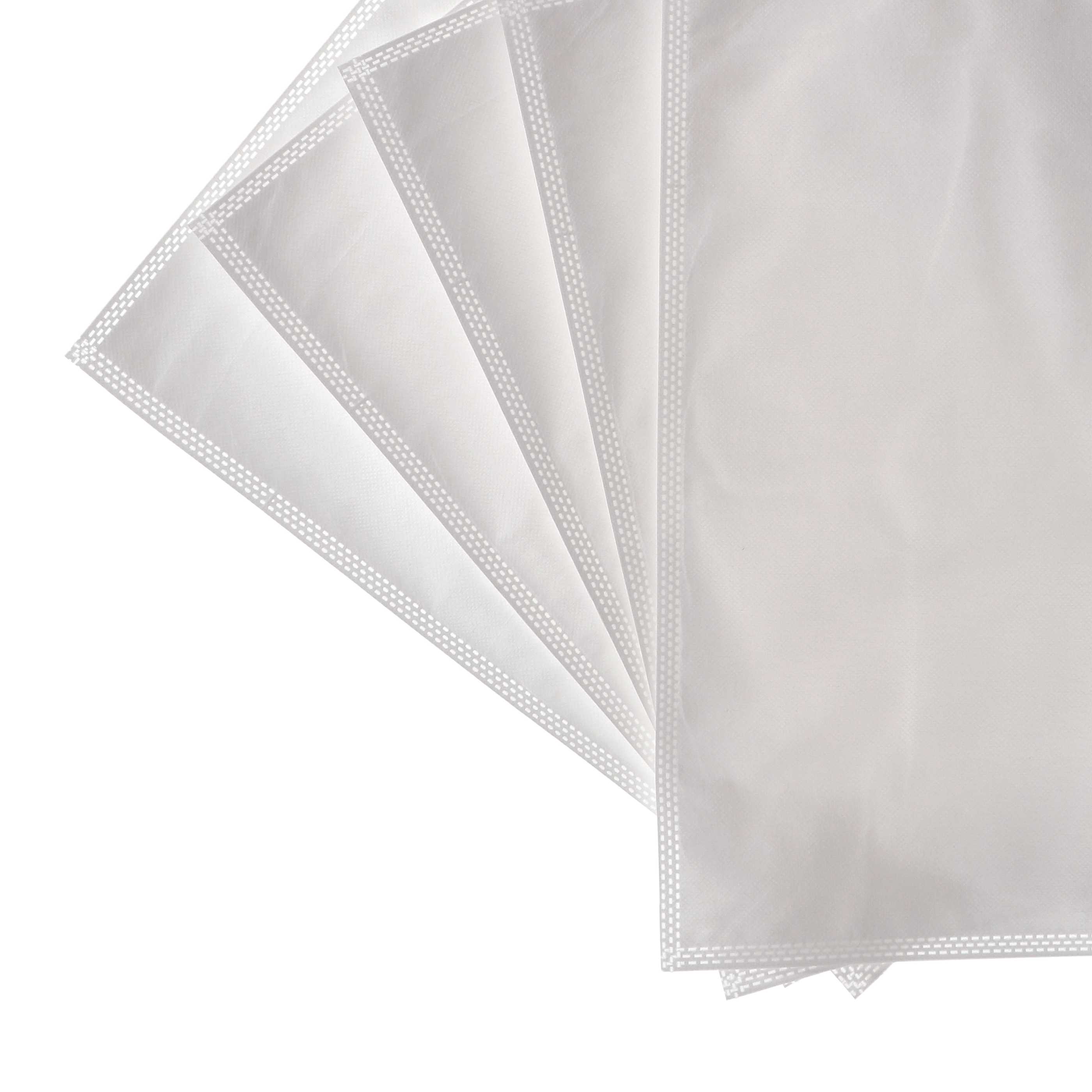 5x Sac remplace Nilfisk 107418525, 5715492194087 pour aspirateur Nilfisk - microfibre non tissée