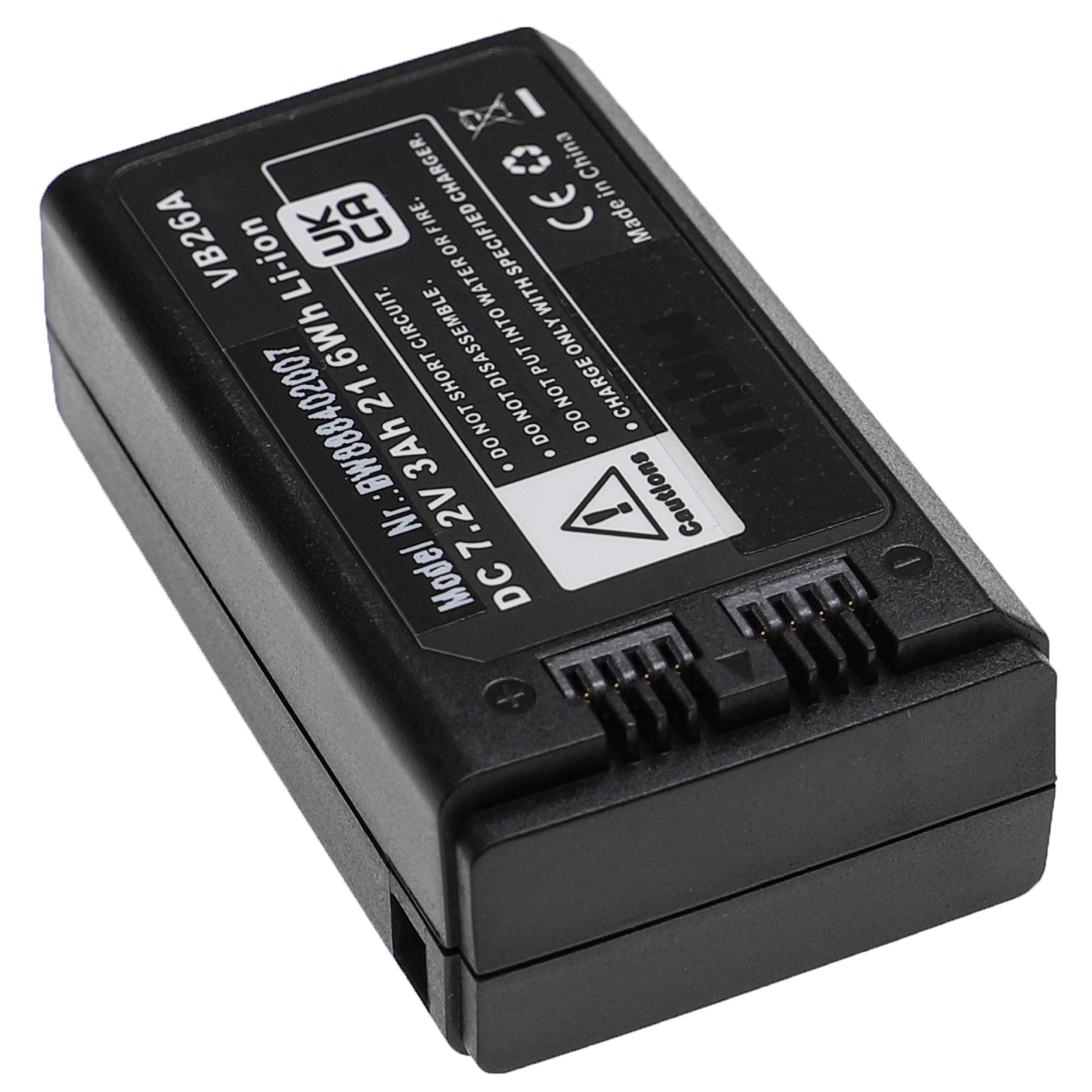 Batería reemplaza Godox VB26A, VB26 para dispositivos de flash Godox - 3000 mAh 7,2 V Li-Ion