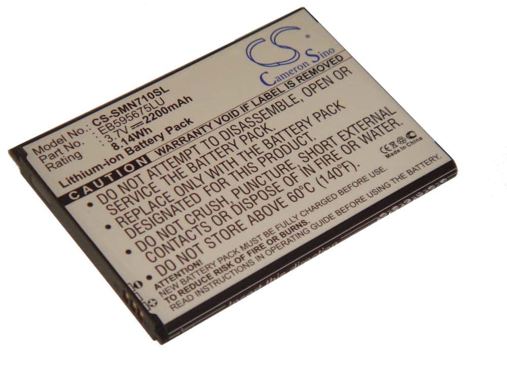 Batteria sostituisce Samsung EB595675LU per cellulare Samsung - 2200mAh 3,7V Li-Ion