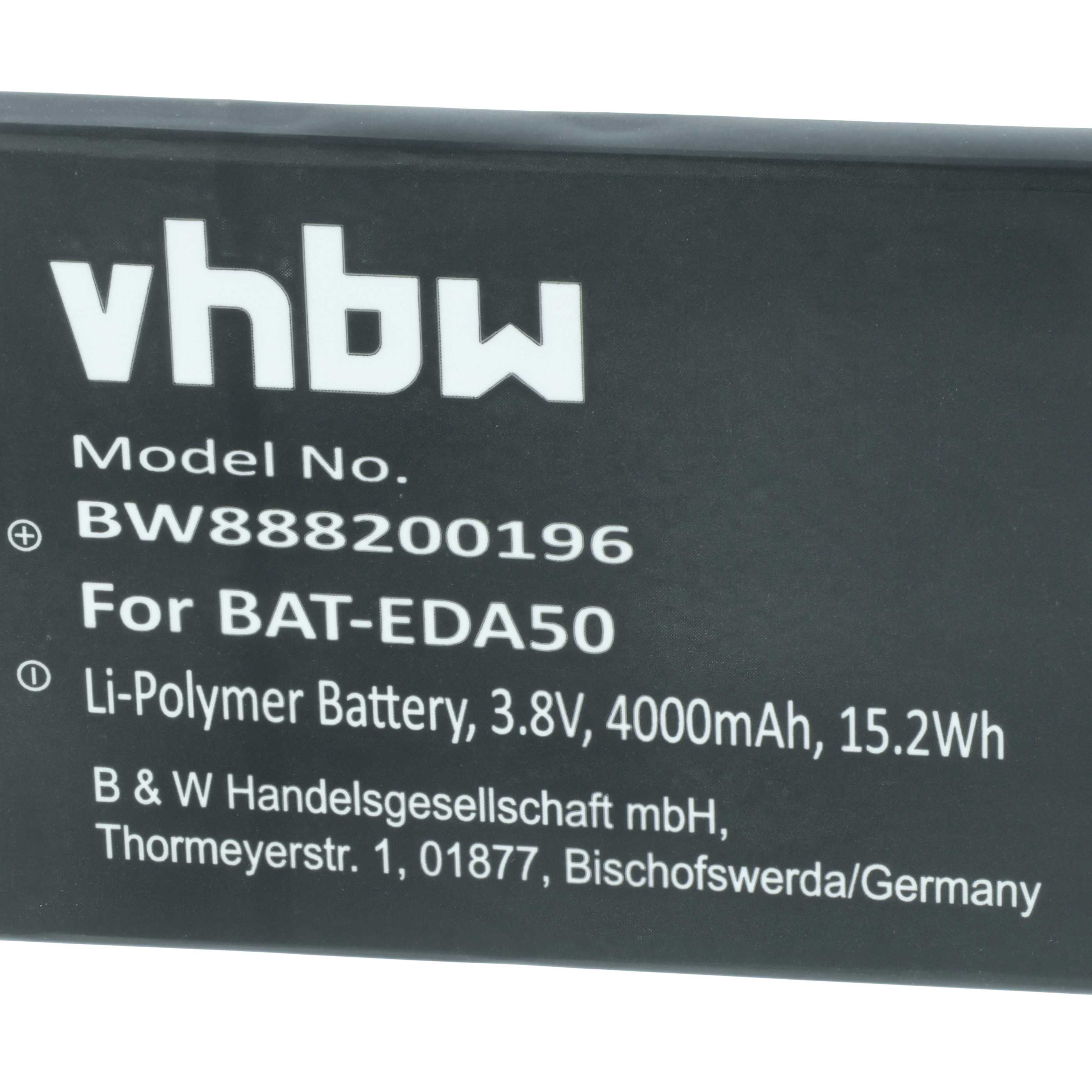 5x Akku passend für Honeywell Scanpal EDA50, EDA50K, EDA51, EDA71 Barcodescanner - 4000mAh 3,8V Li-Polymer