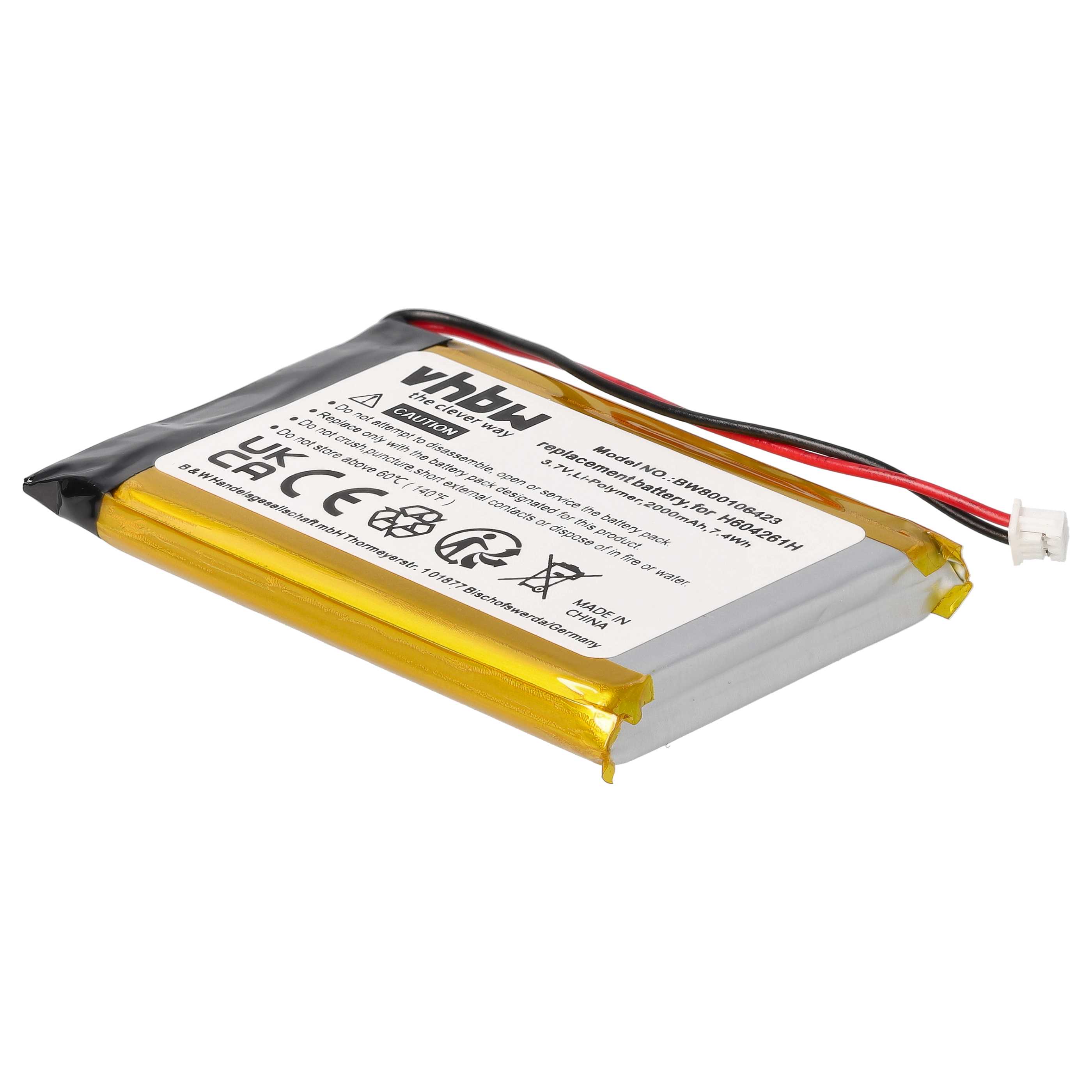 Akumulator do nawigacji GPS zamiennik Bushnell H604261H - 2000 mAh 3,7 V LiPo