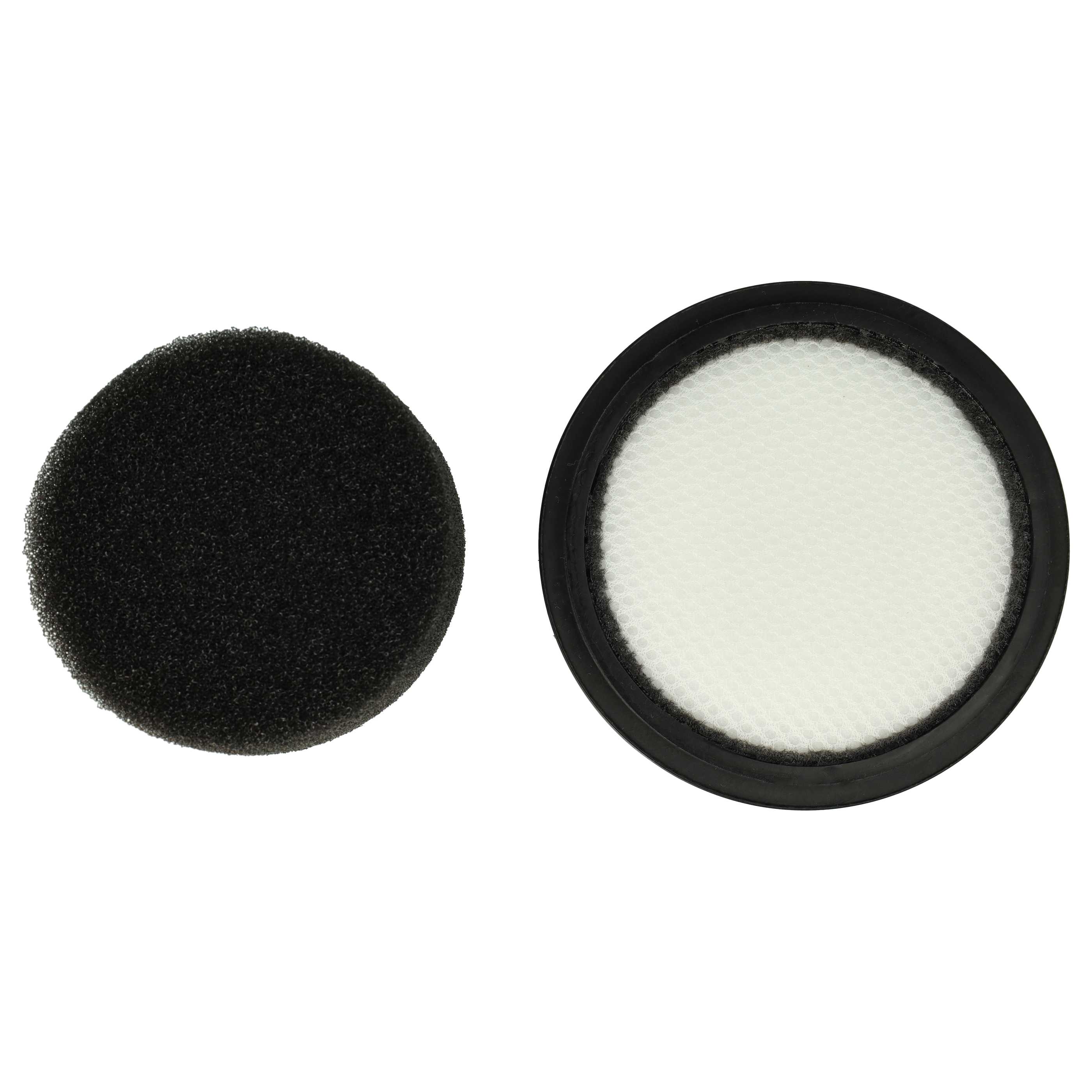 2x Filter Set replaces Dirt Devil 0777001 for Dirt Devil Vacuum Cleaner - Vacuum Cleaner Filter Set