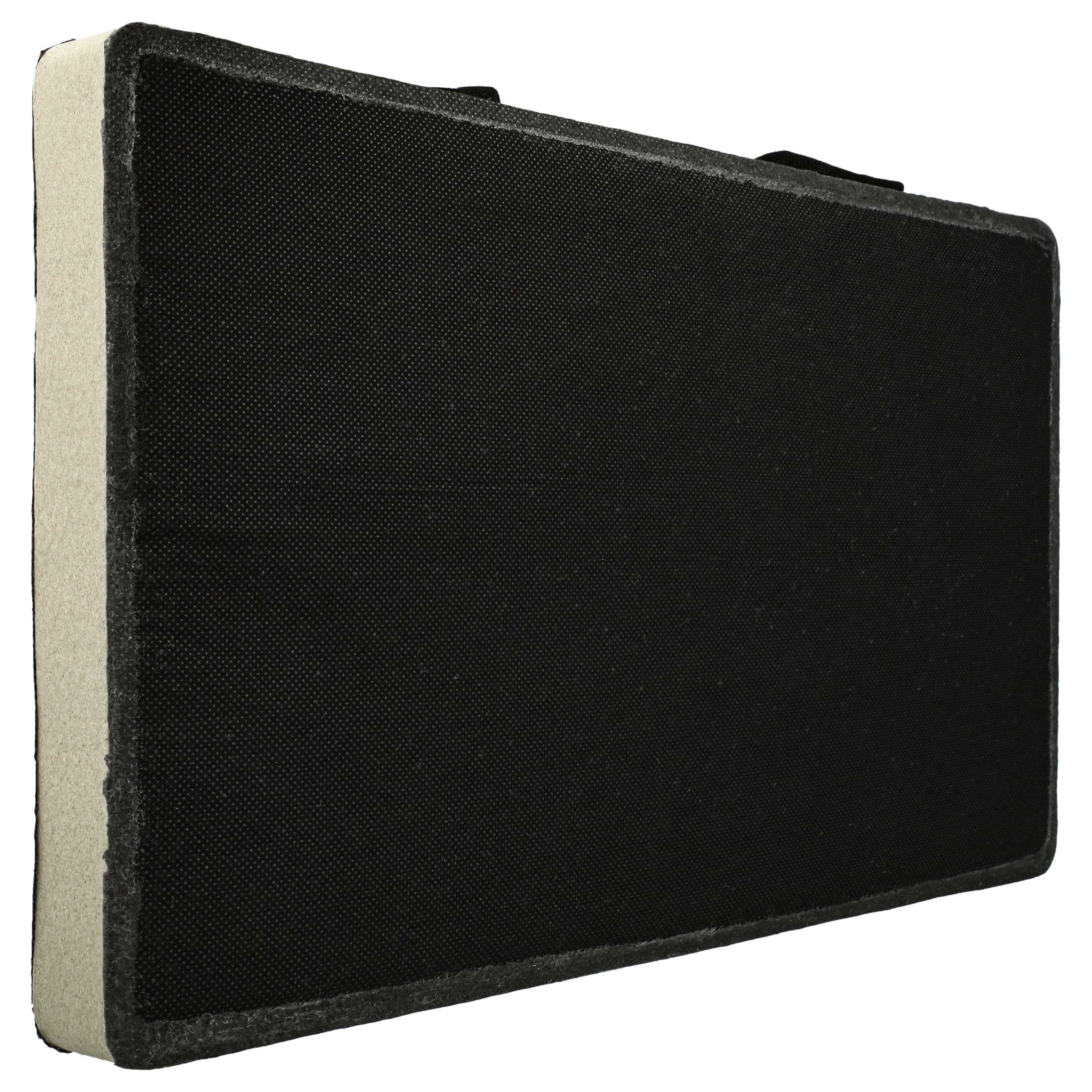 2x Filtres à charbon actif remplace Miele DKF8, 5182192, 4002514270456, 5182190, 5182191 pour hotte Miele