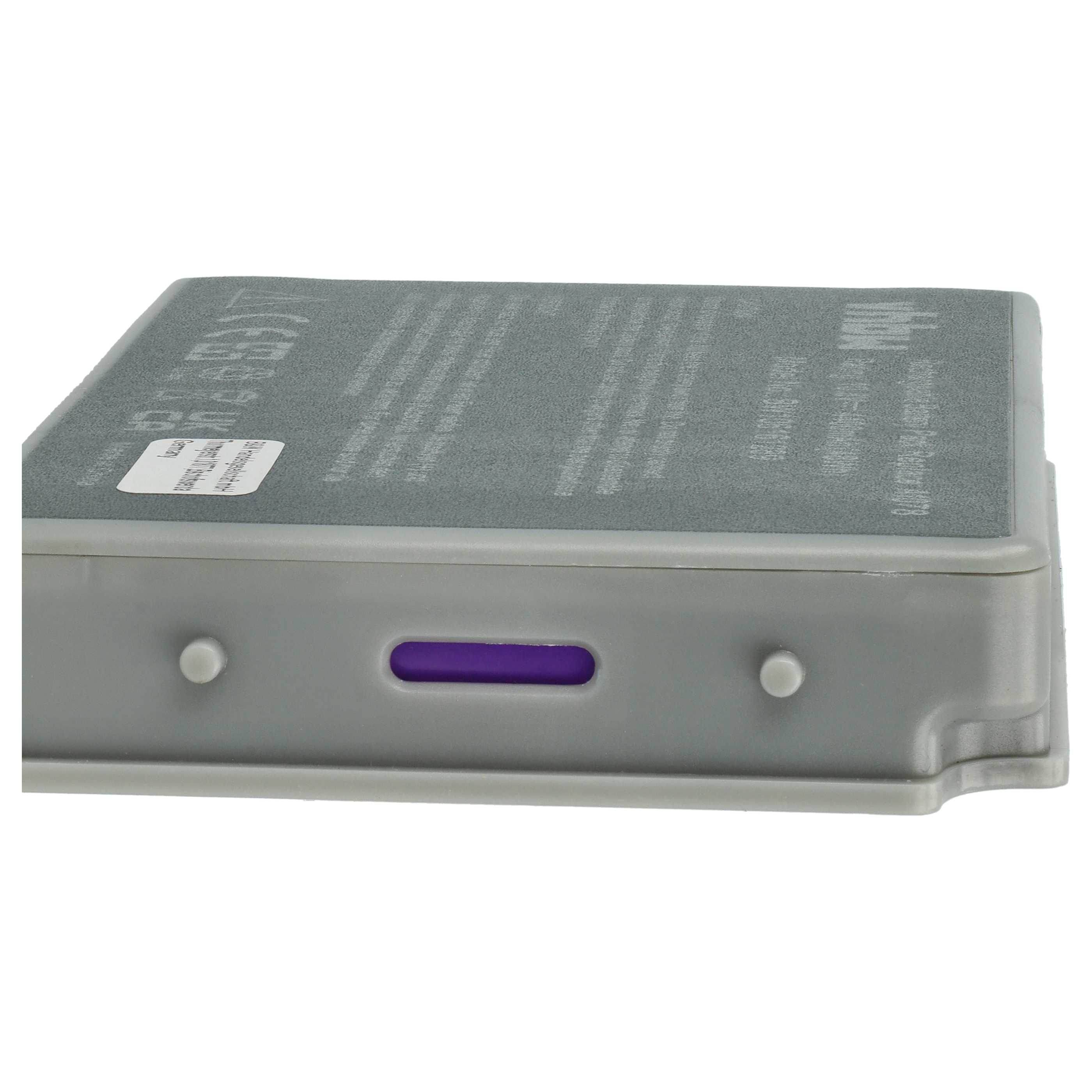 Notebook-Akku als Ersatz für Apple M9325G/A, A1148, A1045, A1078, M9325 - 4400mAh 10,8V Li-Ion, anthrazit-grau