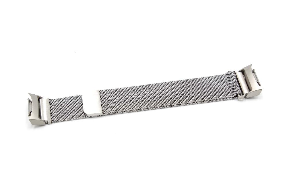 Pasek do smartwatch Samsung Gear - dł. 24,5 cm, stal nierdzewna, srebrny