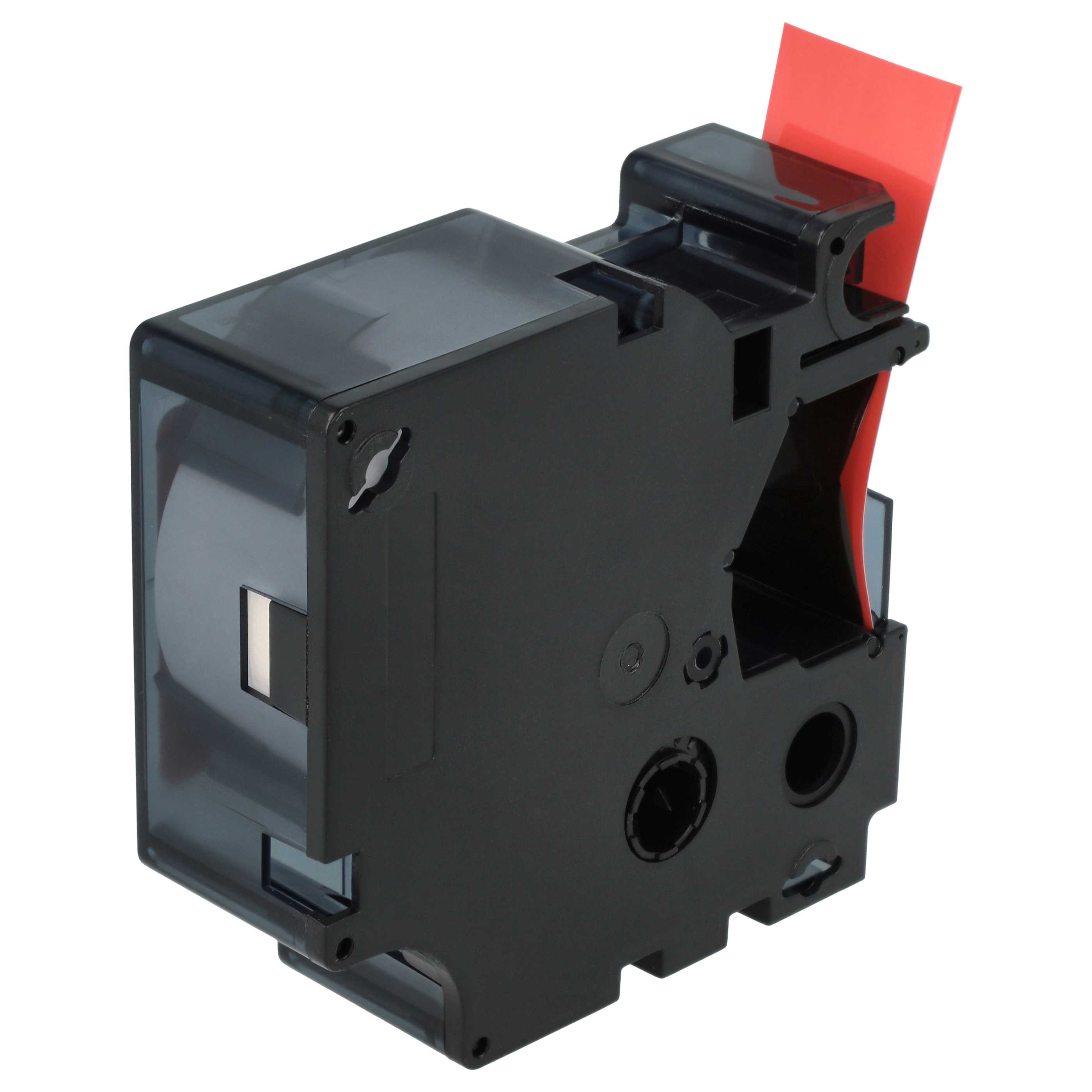 Label Tape replaces Dymo 45807, D1 - 19 mm Black to Red