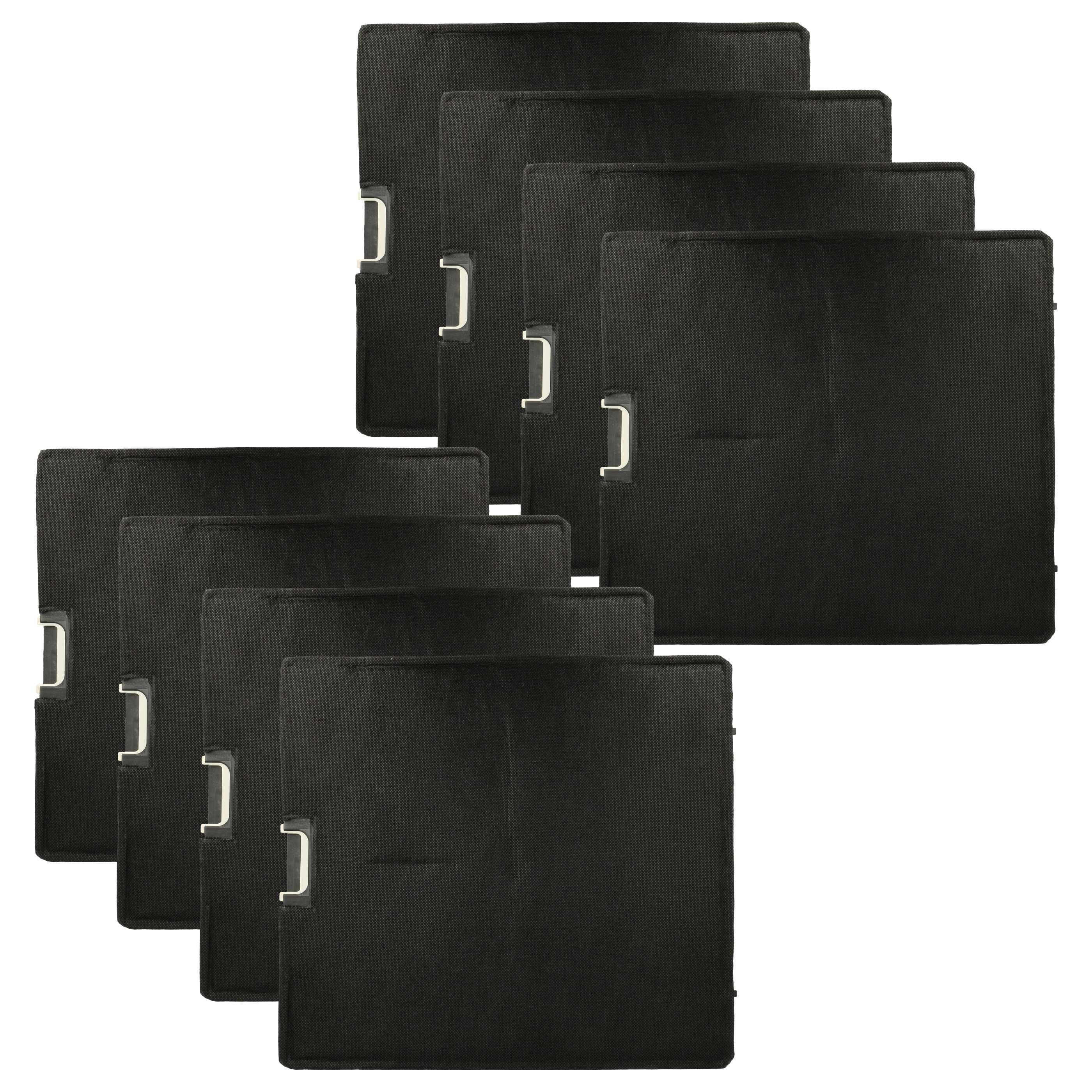 8x Filtres à charbon actif remplace Miele DKF 25-1, 9972550, 4002515523056 pour hotte Miele