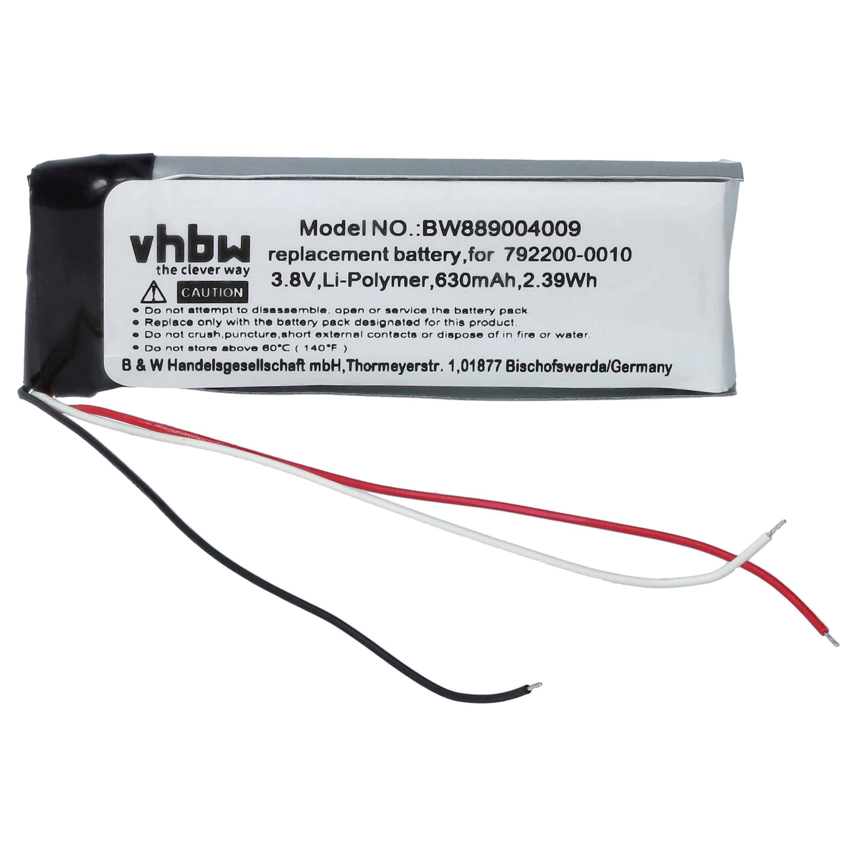 Akumulator do słuchawek bezprzewodowych zamiennik Bose 792200-0010 - 630 mAh 3,8 V Li-Ion