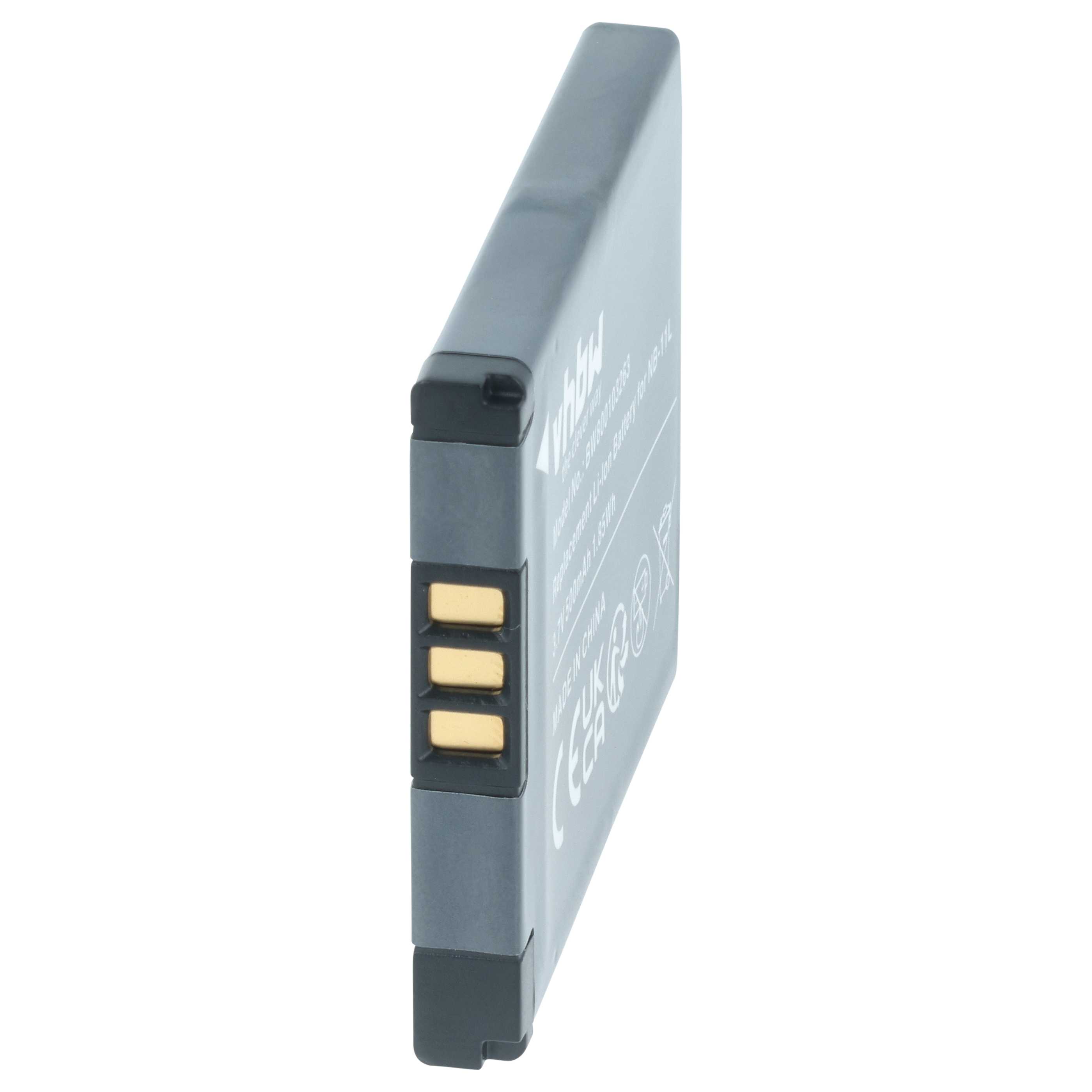 Batteria sostituisce Canon NB-11LH, NB-11L per fotocamera - 500mAh 3,7V Li-Ion