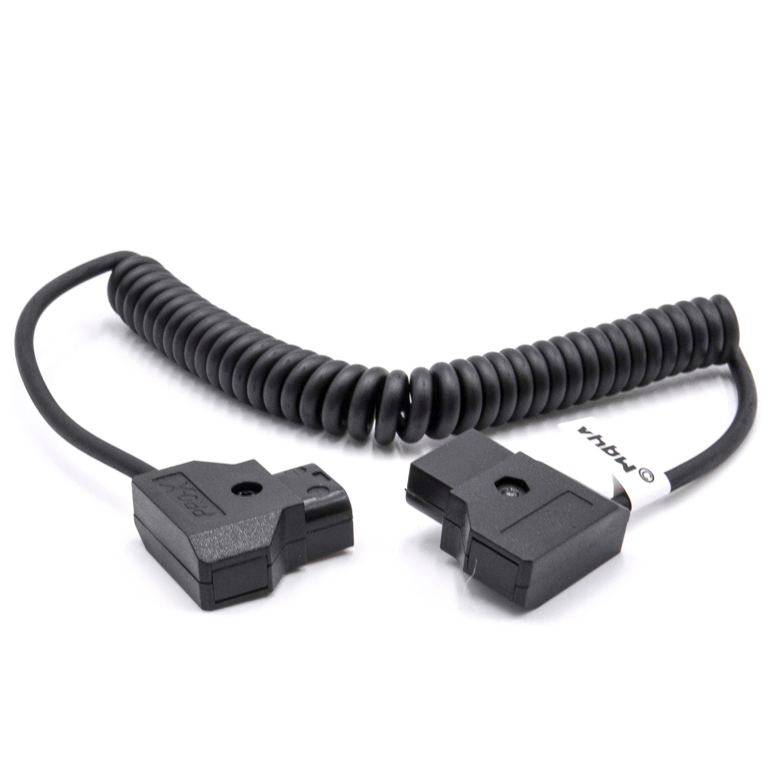 Adapter Cable D-Tap (male) to D-Tap (male) suitable for Anton Bauer D-Tap, Dionic Camera - Black