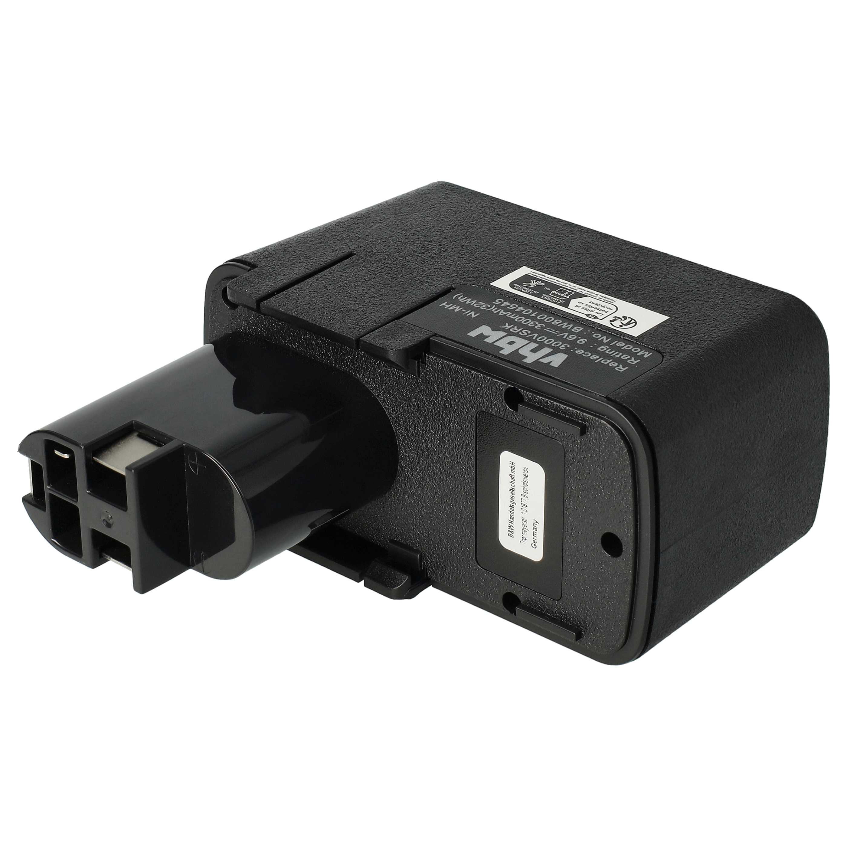 Battery replaces Bosch 2 607 335 072, 2 607 335 037, 2 607 335 035 Electric Power Tool - 3300 mAh, 9.6 V, NiMH