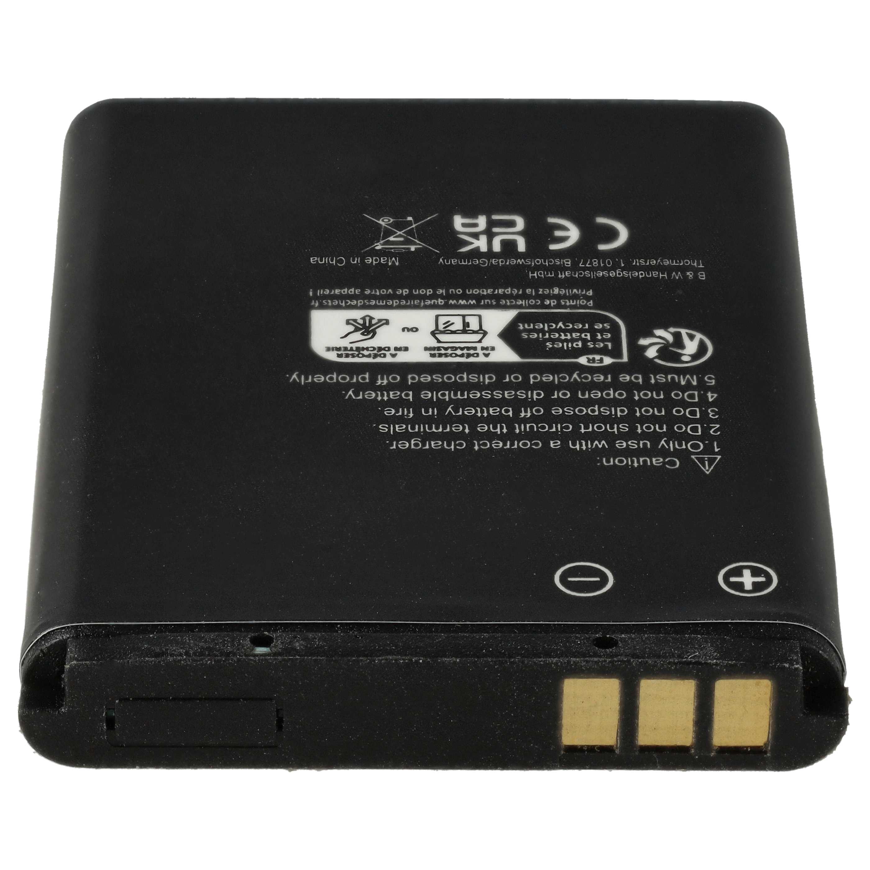 Mobile Phone Battery Replacement for Blu N5B80T - 900 mAh 3.7 V Li-Ion