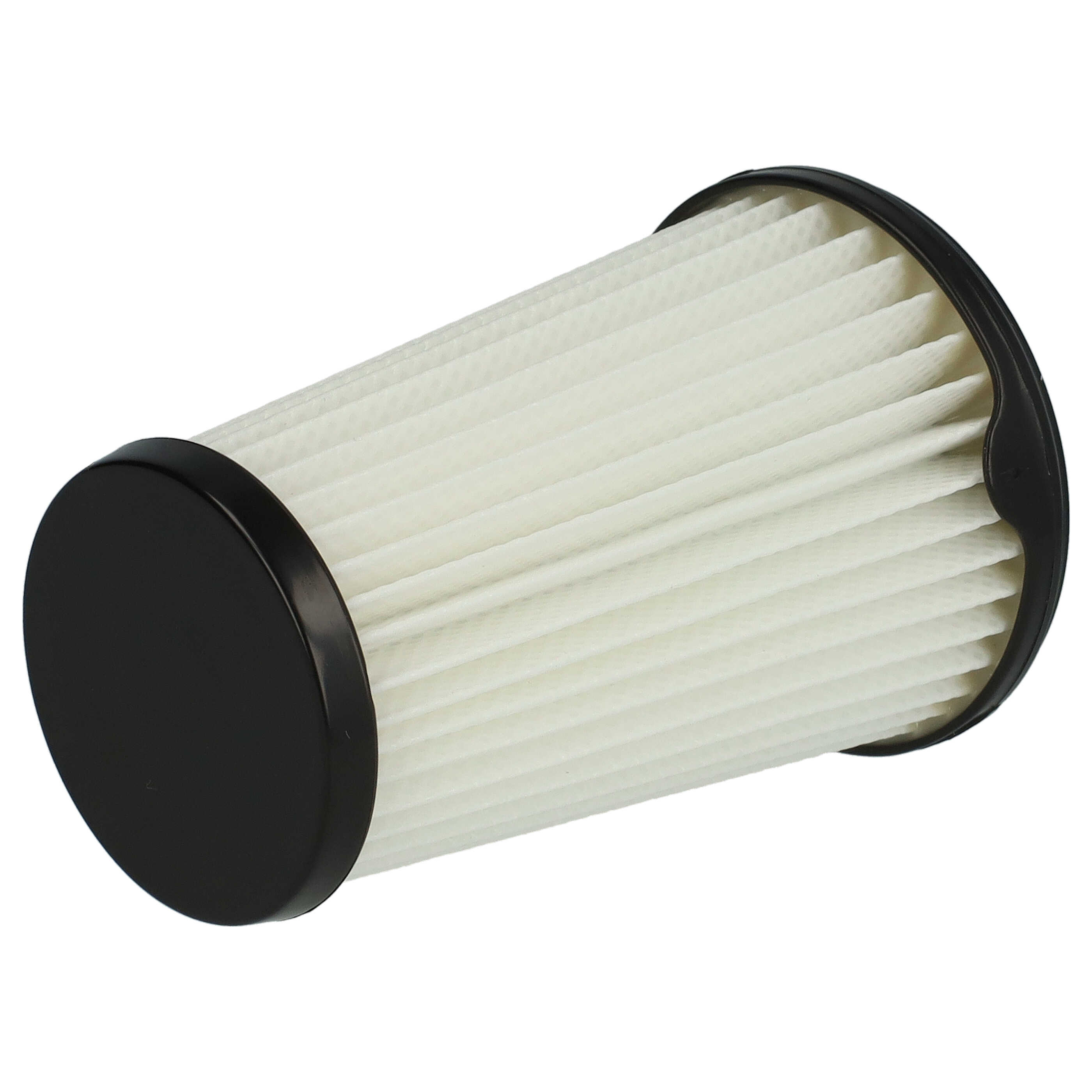 4x pleated filter replaces AEG AEF150, 9001683755, 90094073100 for Electrolux Vacuum Cleaner, black / white