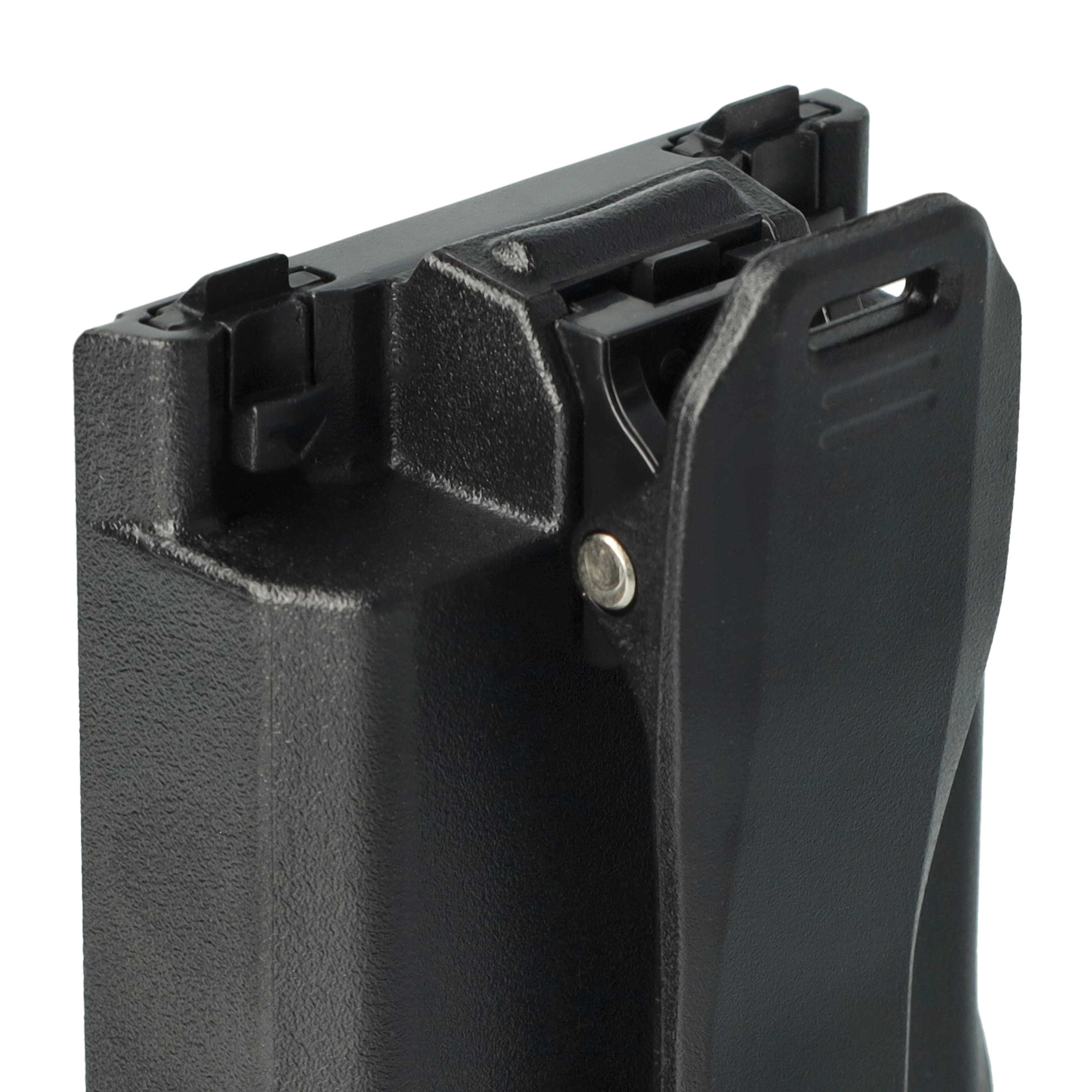 Radio 2x Battery replaces Icom BP-307 - 3300 mAh 7.4 V Li-Ion + Belt Clip