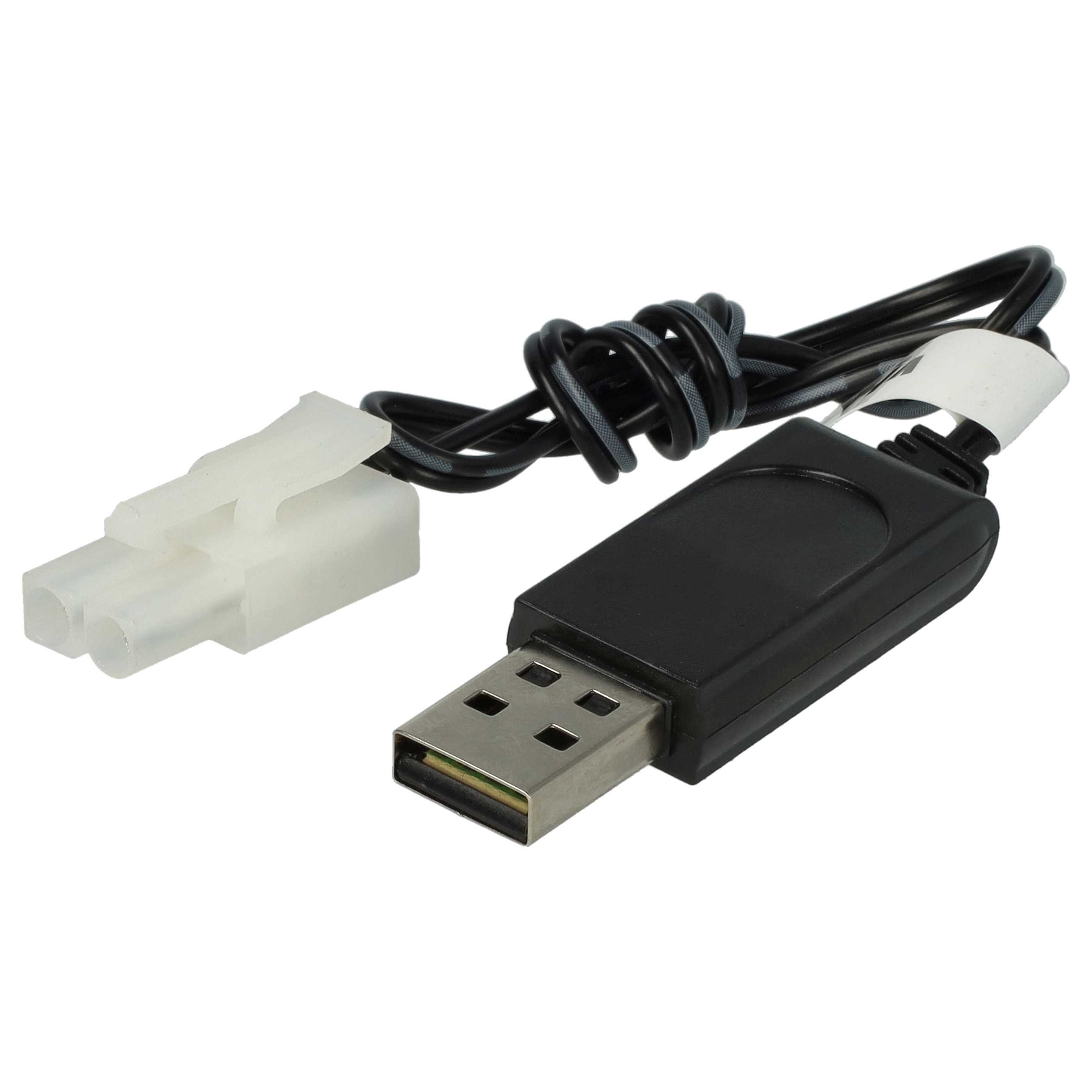USB Charging Cable suitable for RC Batteries with Tamiya Connector, RC Model Making Battery Packs - 60 cm 9.6 